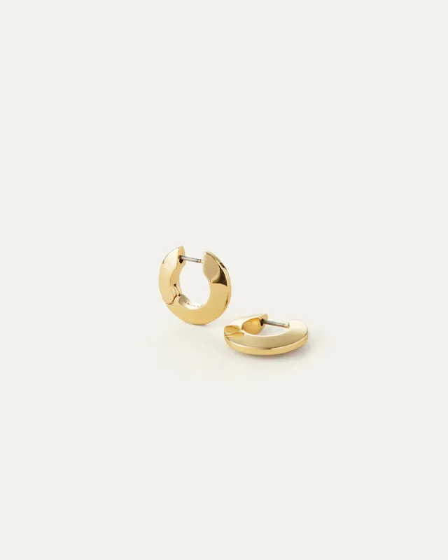 Toni Hinged Hoop Earrings - Small sold by JENNY BIRD