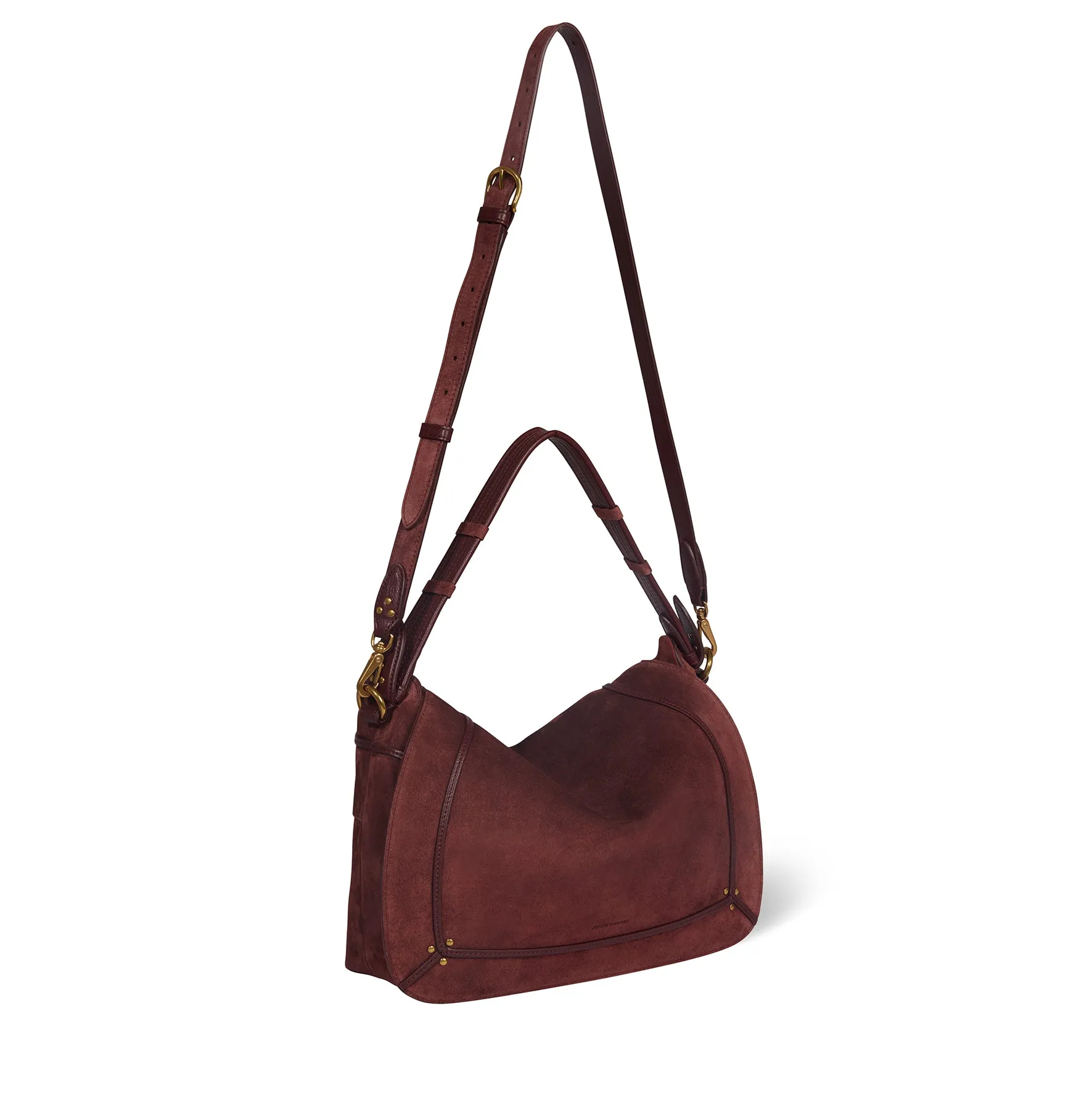 Sac Pepito L croute velours Brulé sold by Jerome Dreyfuss product image thumbnail 3