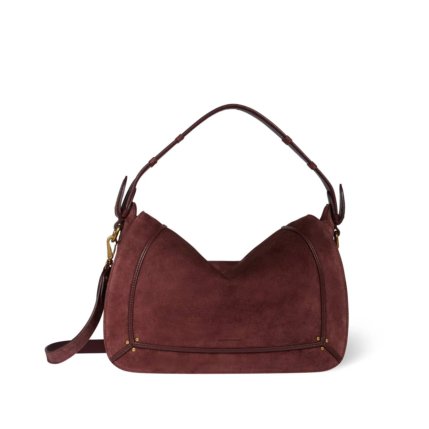 Sac Pepito L croute velours Brulé sold by Jerome Dreyfuss