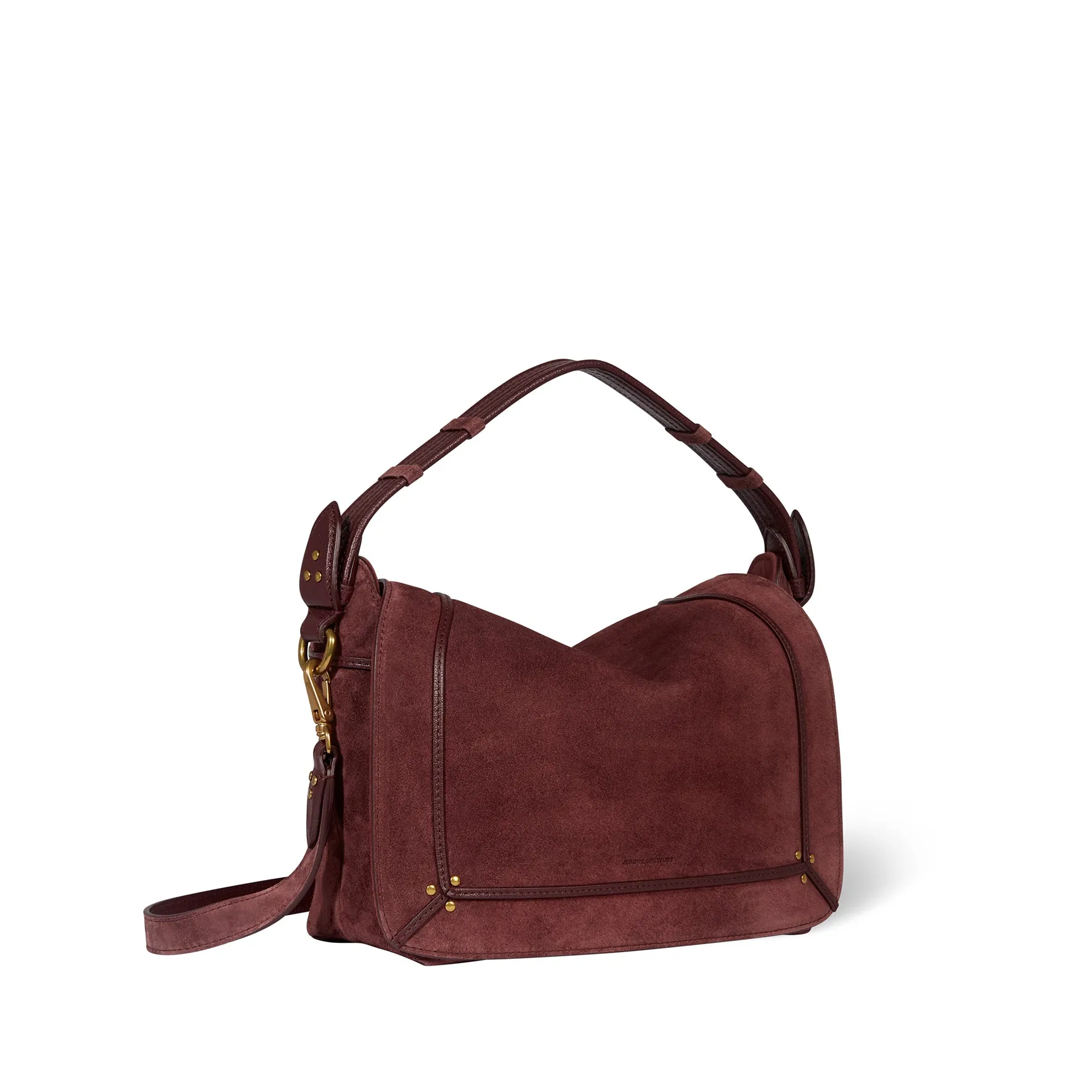 Sac Pepito M croute velours Brulé sold by Jerome Dreyfuss product image thumbnail 3