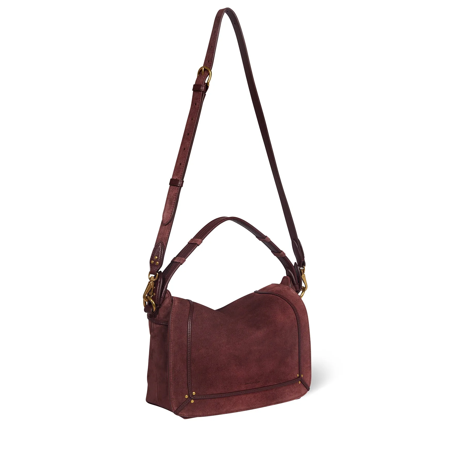 Sac Pepito M croute velours Brulé sold by Jerome Dreyfuss product image thumbnail 4