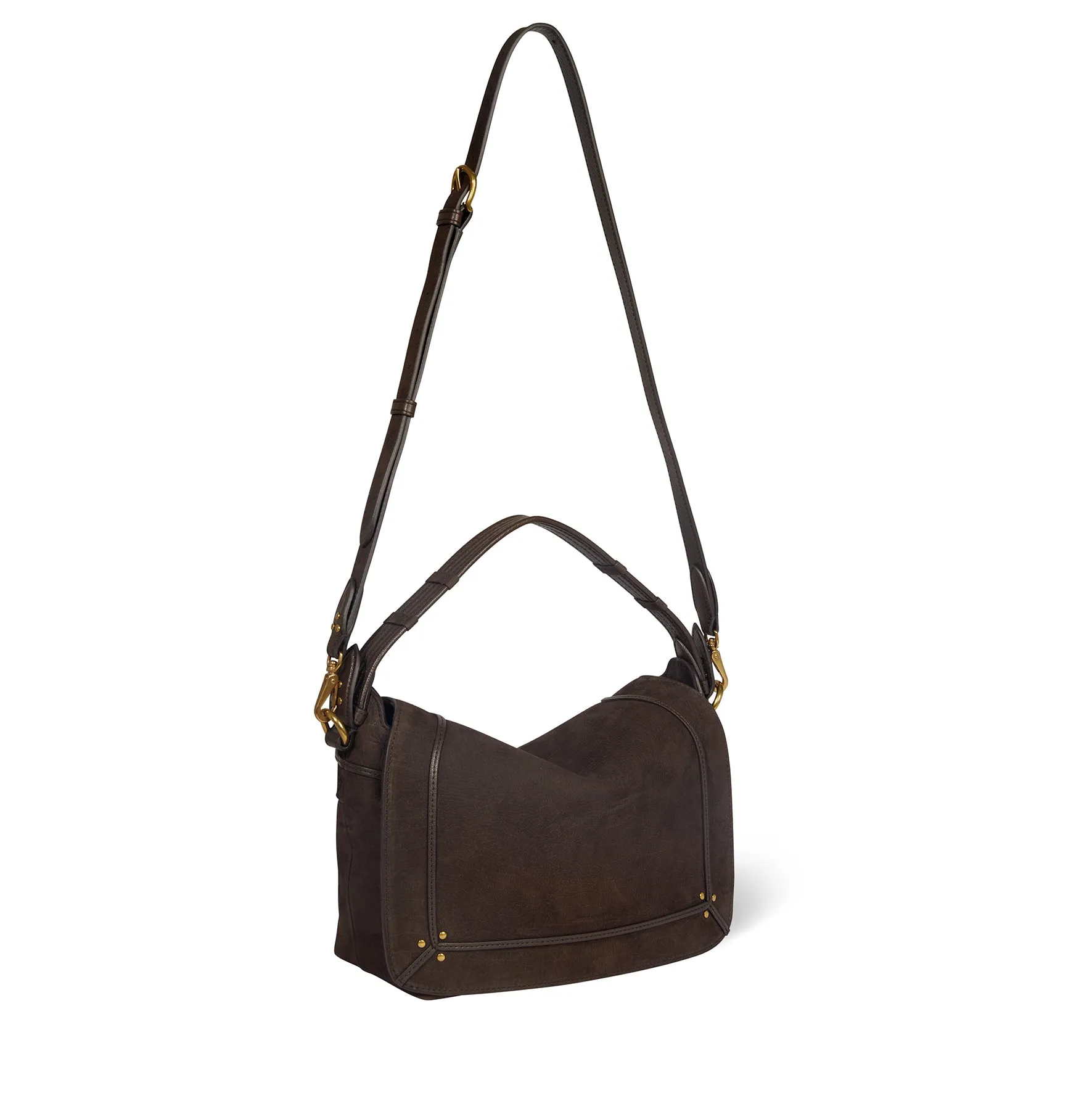 Sac Pepito M taurillon Imprimé Croco Moka sold by Jerome Dreyfuss product image thumbnail 3