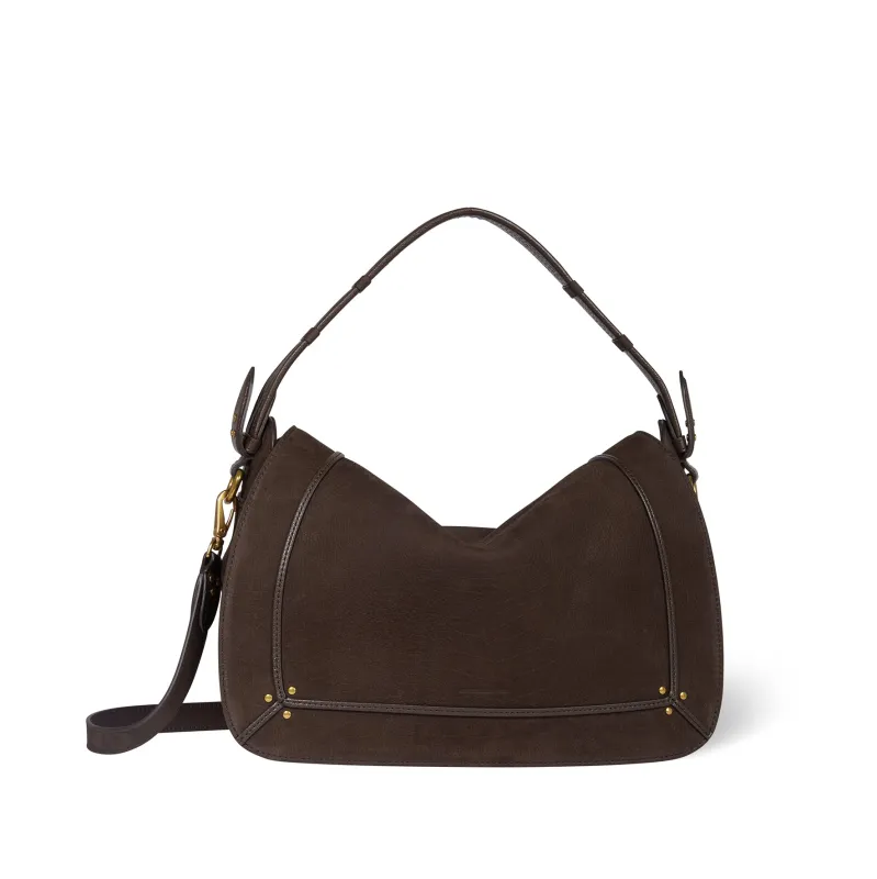 Sac Pepito L taurillon Imprimé Croco Moka sold by Jerome Dreyfuss