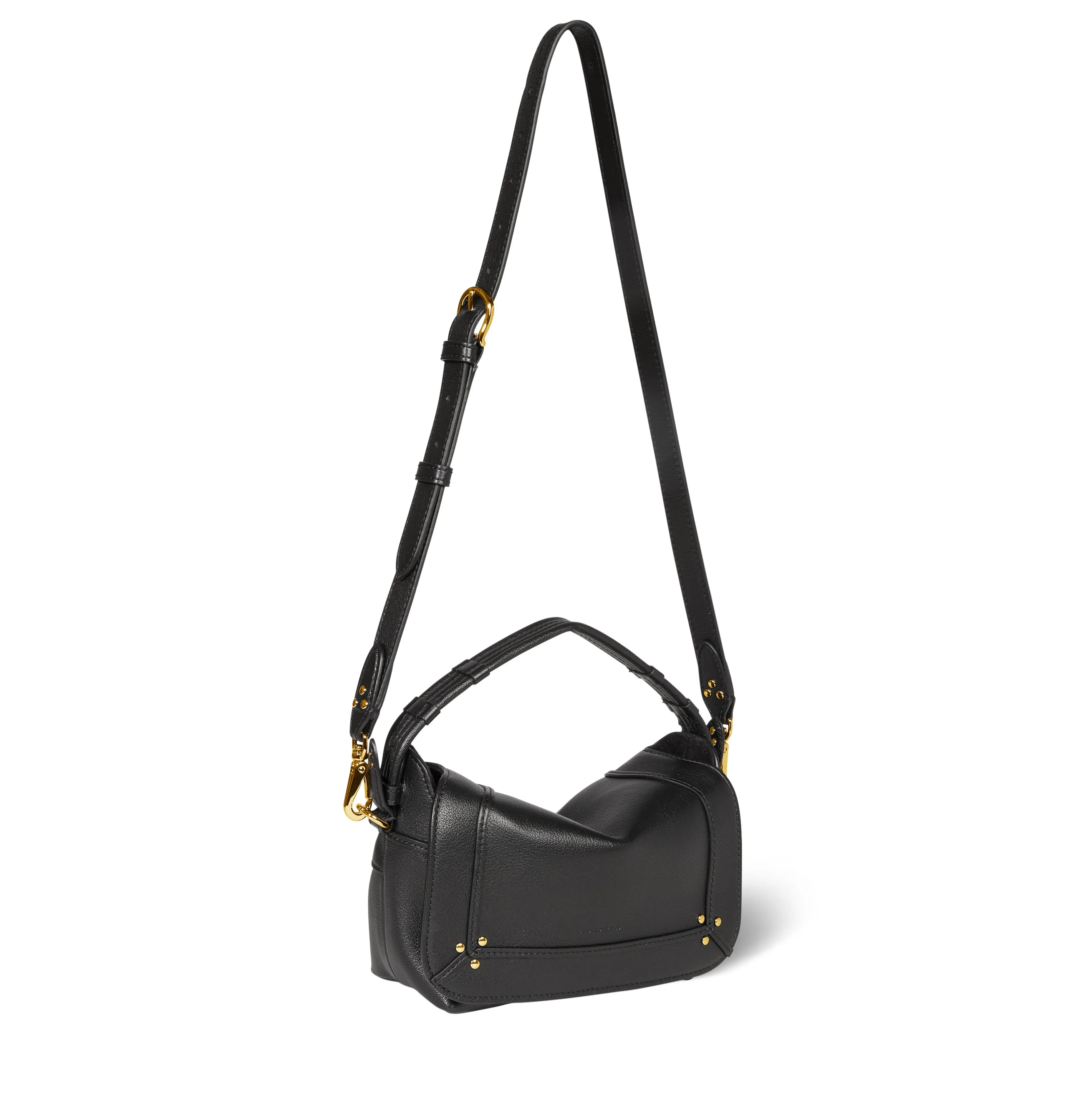 Sac Pepito S Buffle Noir Brass sold by Jerome Dreyfuss product image thumbnail 3