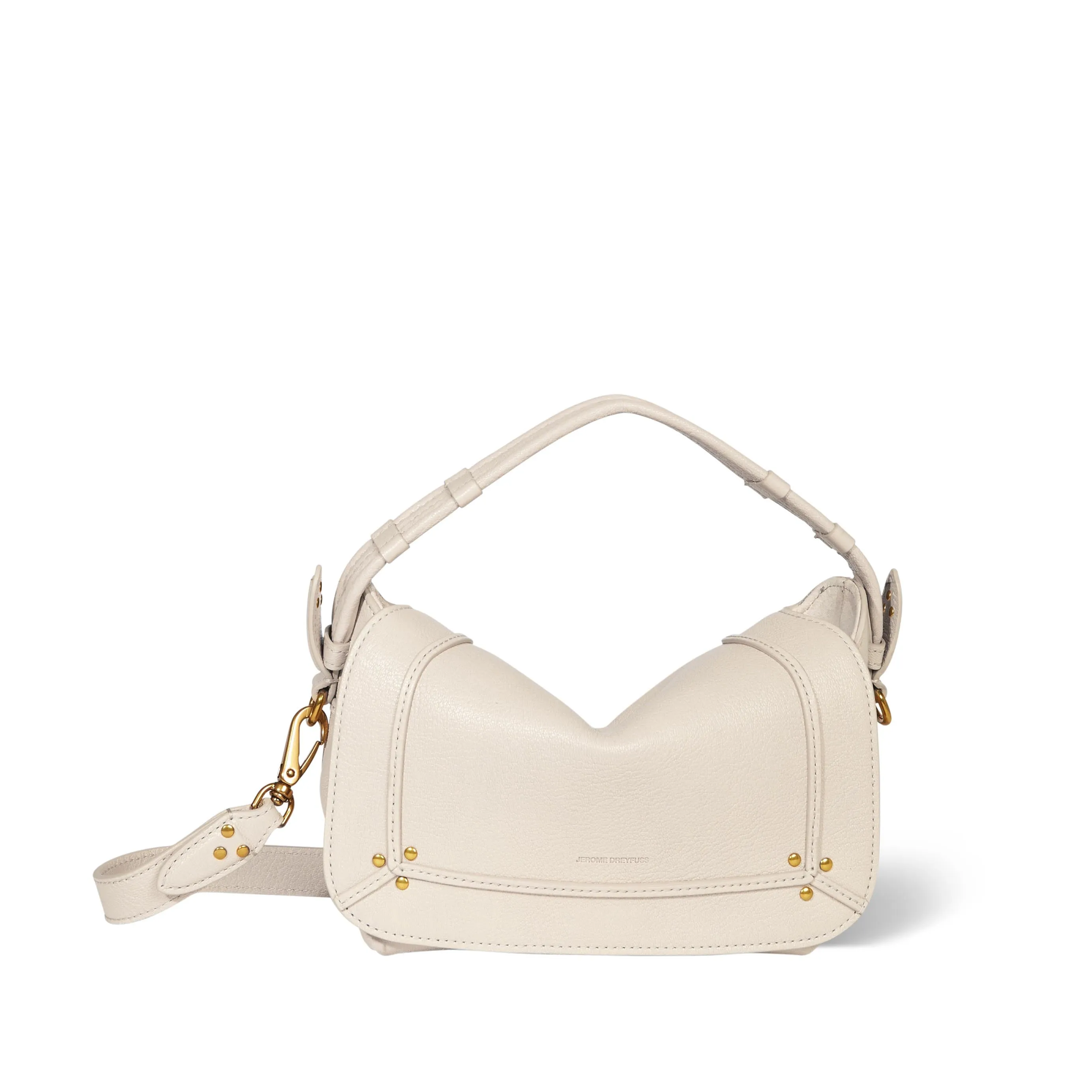 Sac Pepito S Chèvre Ecru grainé sold by Jerome Dreyfuss