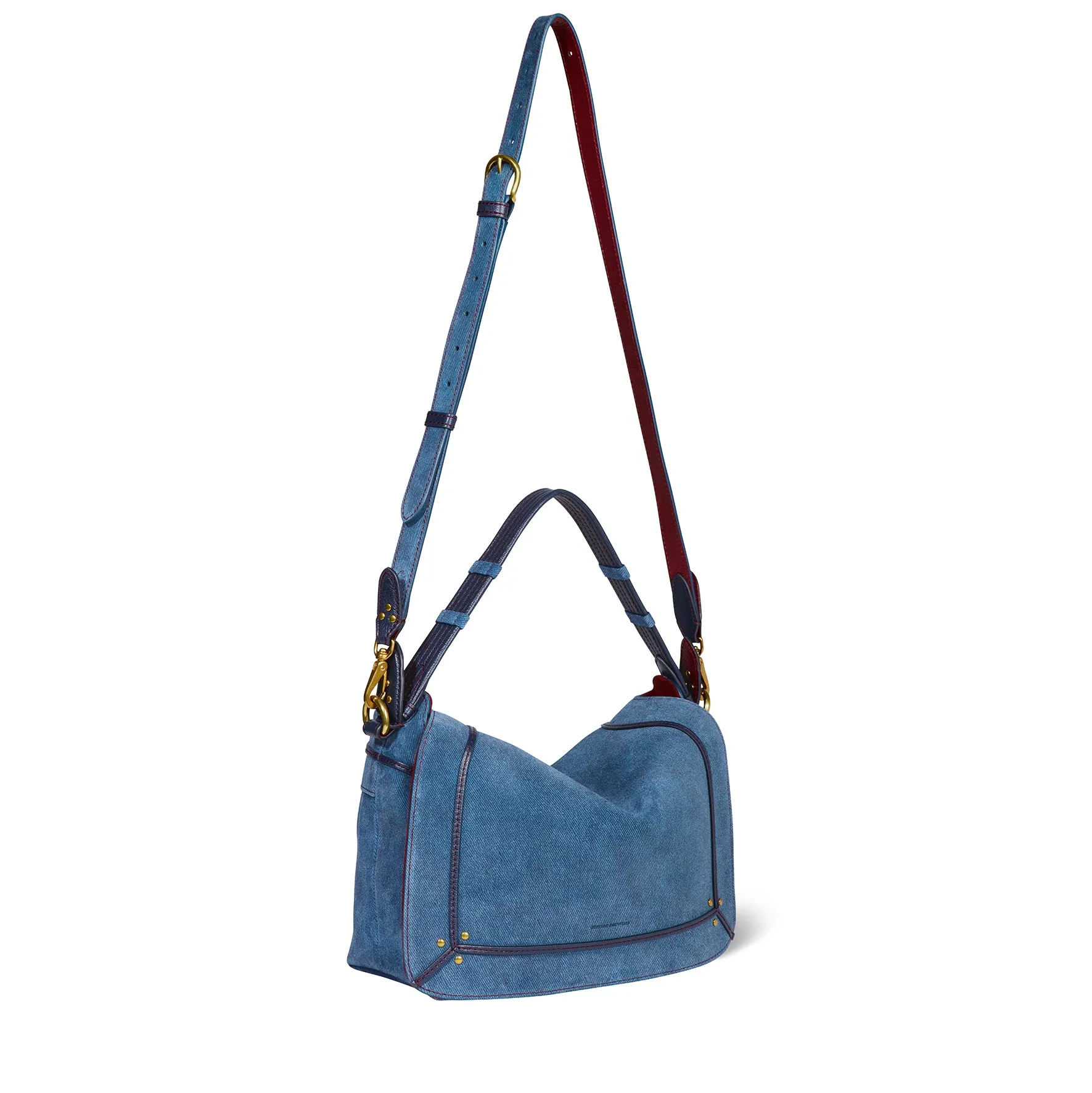 Sac Pepito M croute velours Jean's sold by Jerome Dreyfuss product image thumbnail 4