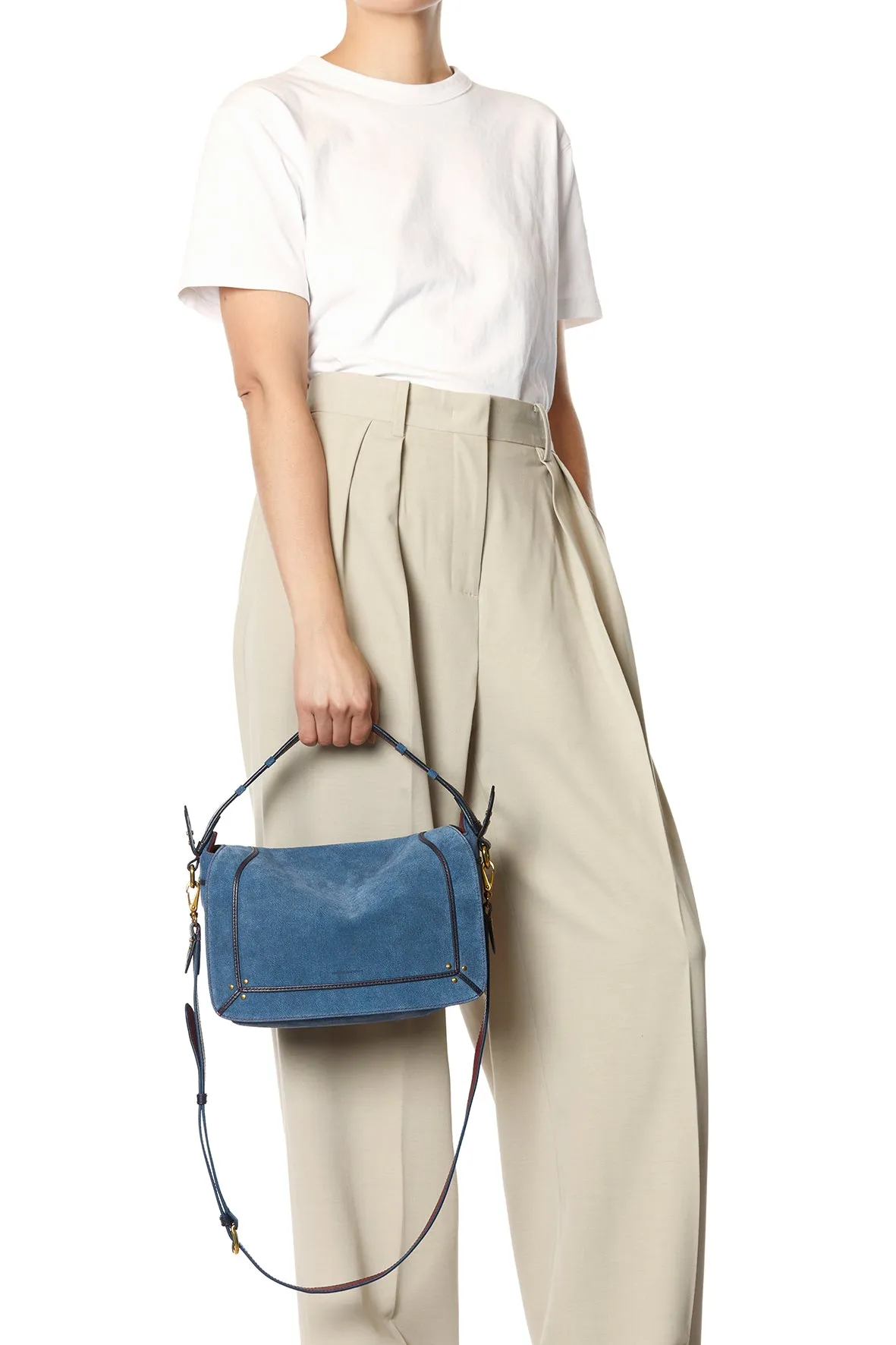 Sac Pepito M croute velours Jean's sold by Jerome Dreyfuss product image thumbnail 2