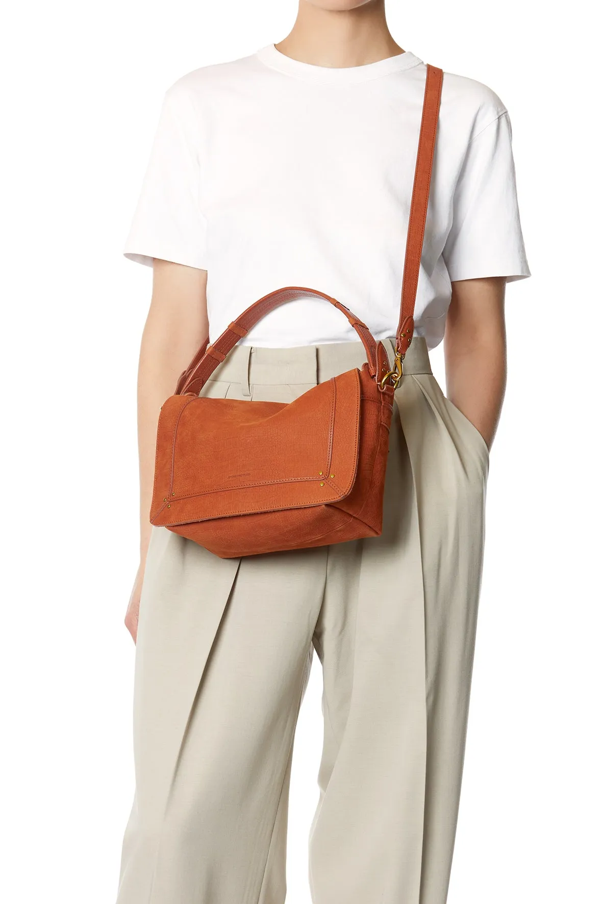 Sac Pepito M taurillon Opium sold by Jerome Dreyfuss product image thumbnail 5