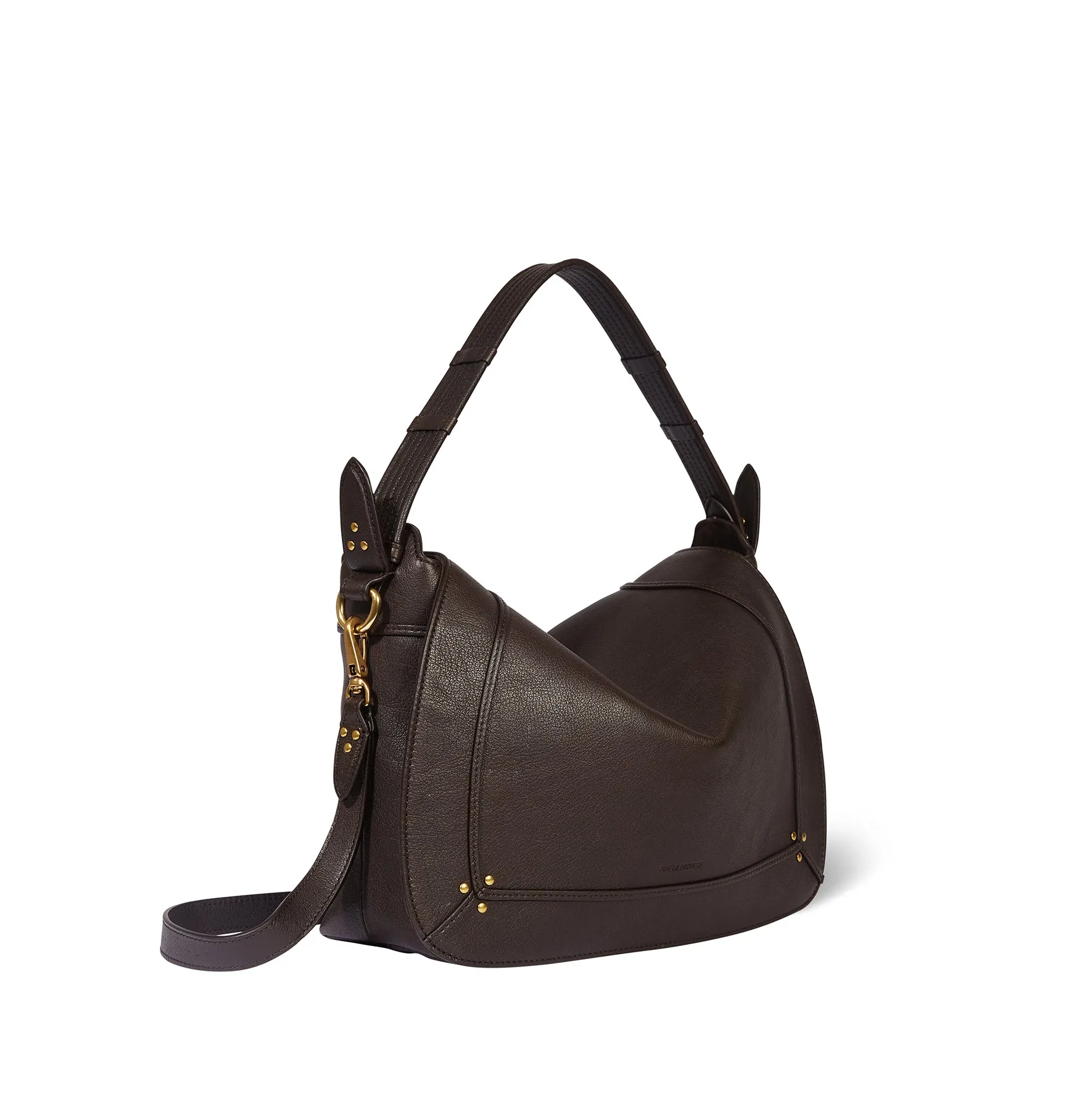 Sac Pepito L buffle Moka sold by Jerome Dreyfuss product image thumbnail 3