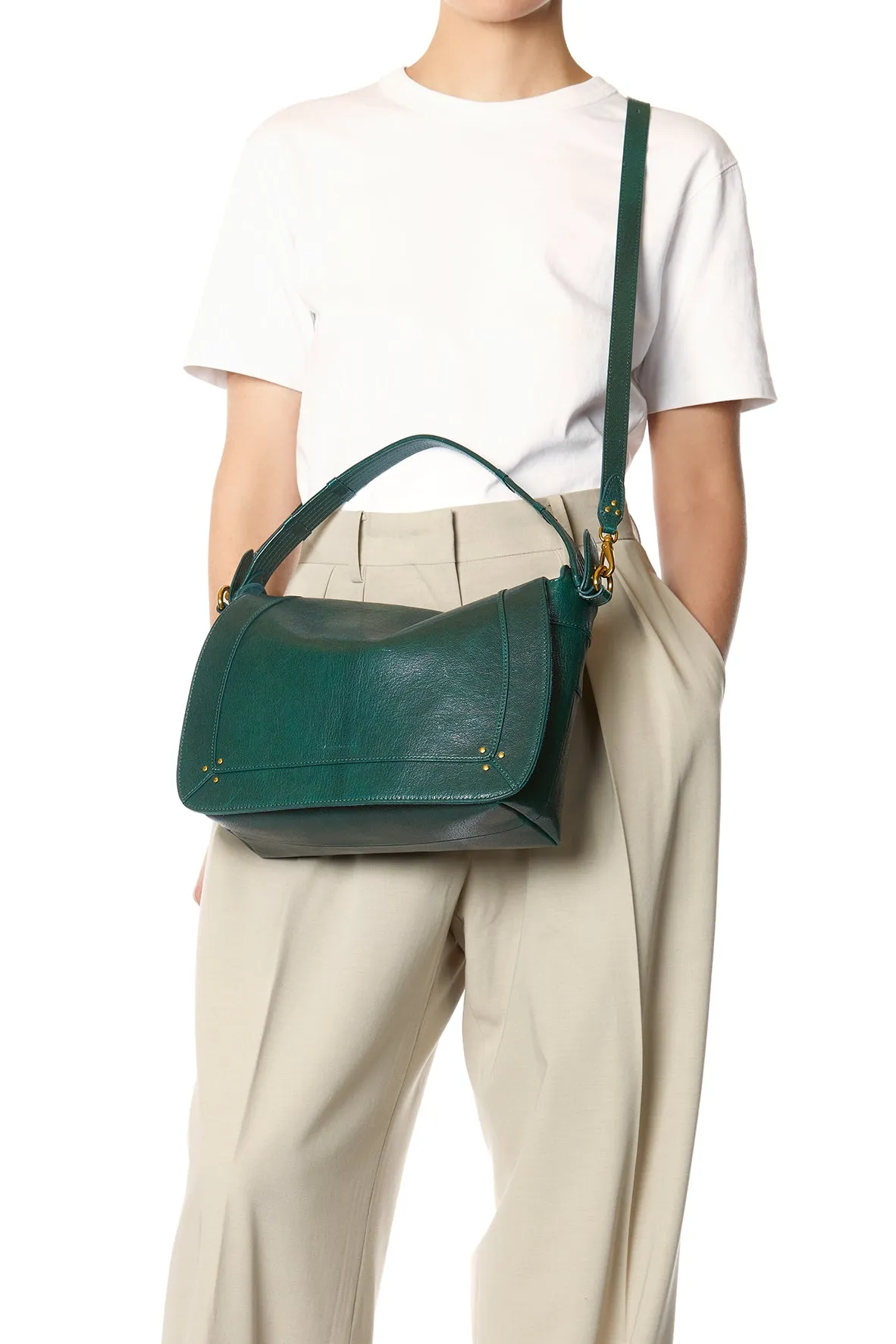 Sac Pepito L Chèvre Sapin sold by Jerome Dreyfuss product image thumbnail 5