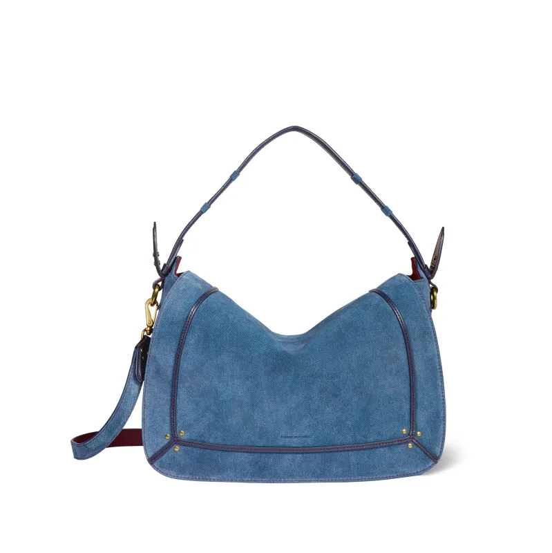 Sac Pepito L croute velours Jean's sold by Jerome Dreyfuss