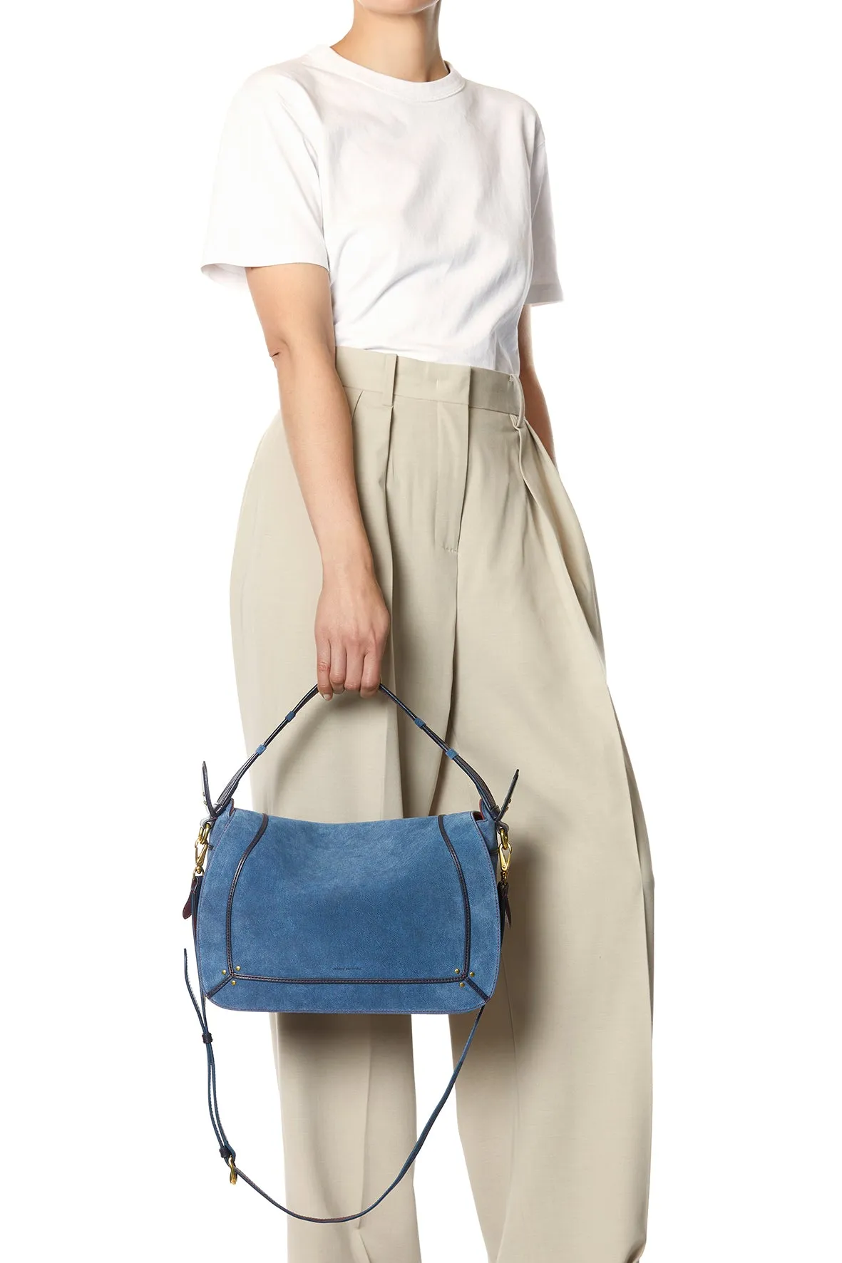 Sac Pepito L croute velours Jean's sold by Jerome Dreyfuss product image thumbnail 2