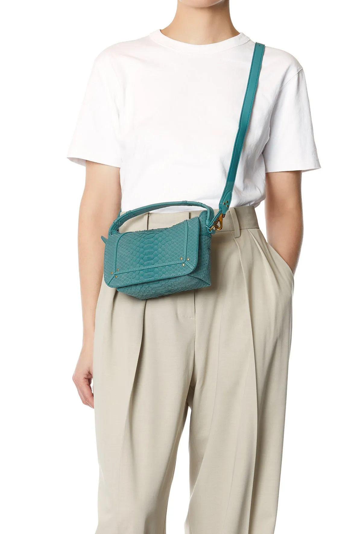 Sac Pepito S python Sequoia sold by Jerome Dreyfuss product image thumbnail 5