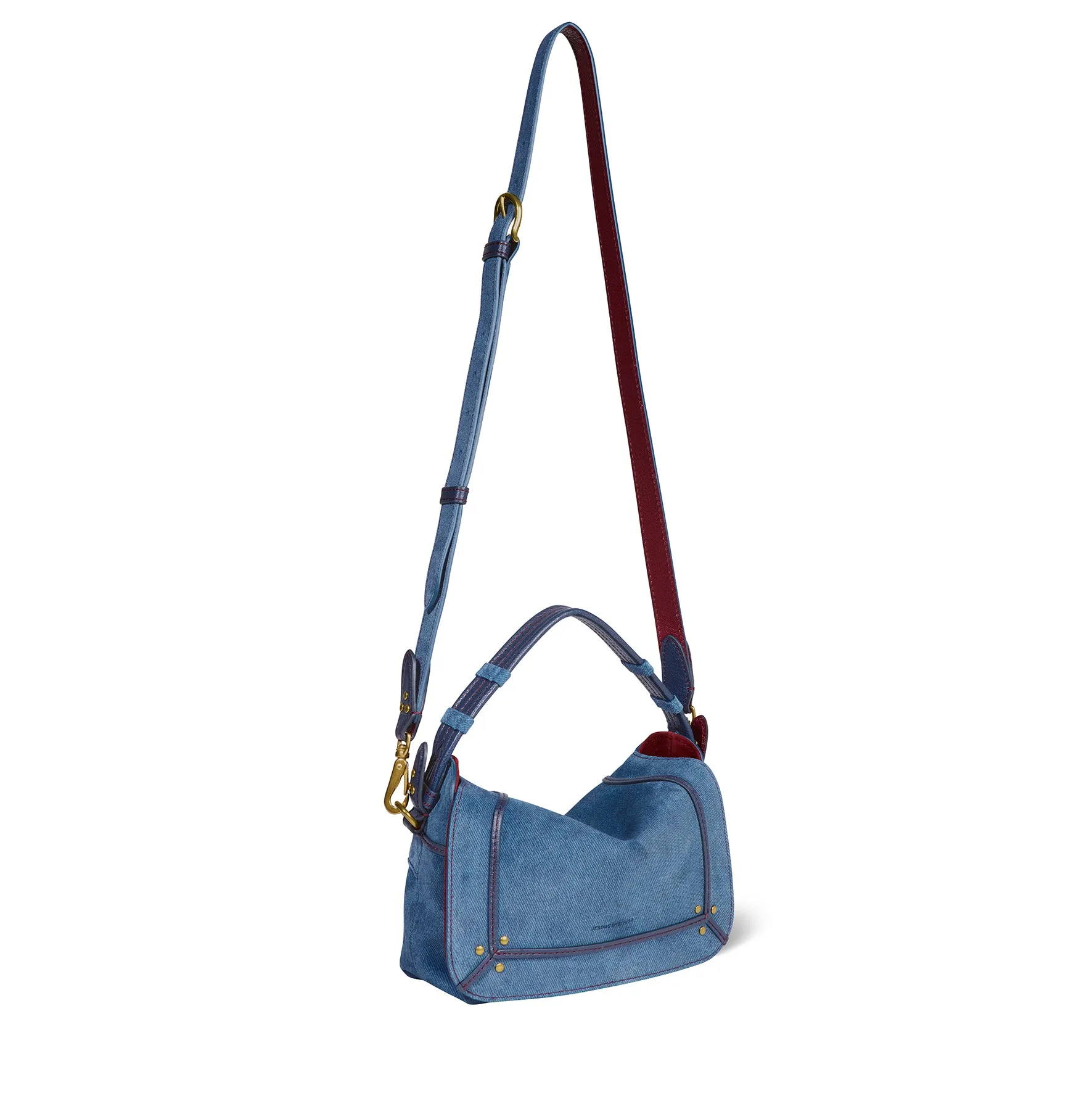 Sac Pepito S croute velours Jean's sold by Jerome Dreyfuss product image thumbnail 3