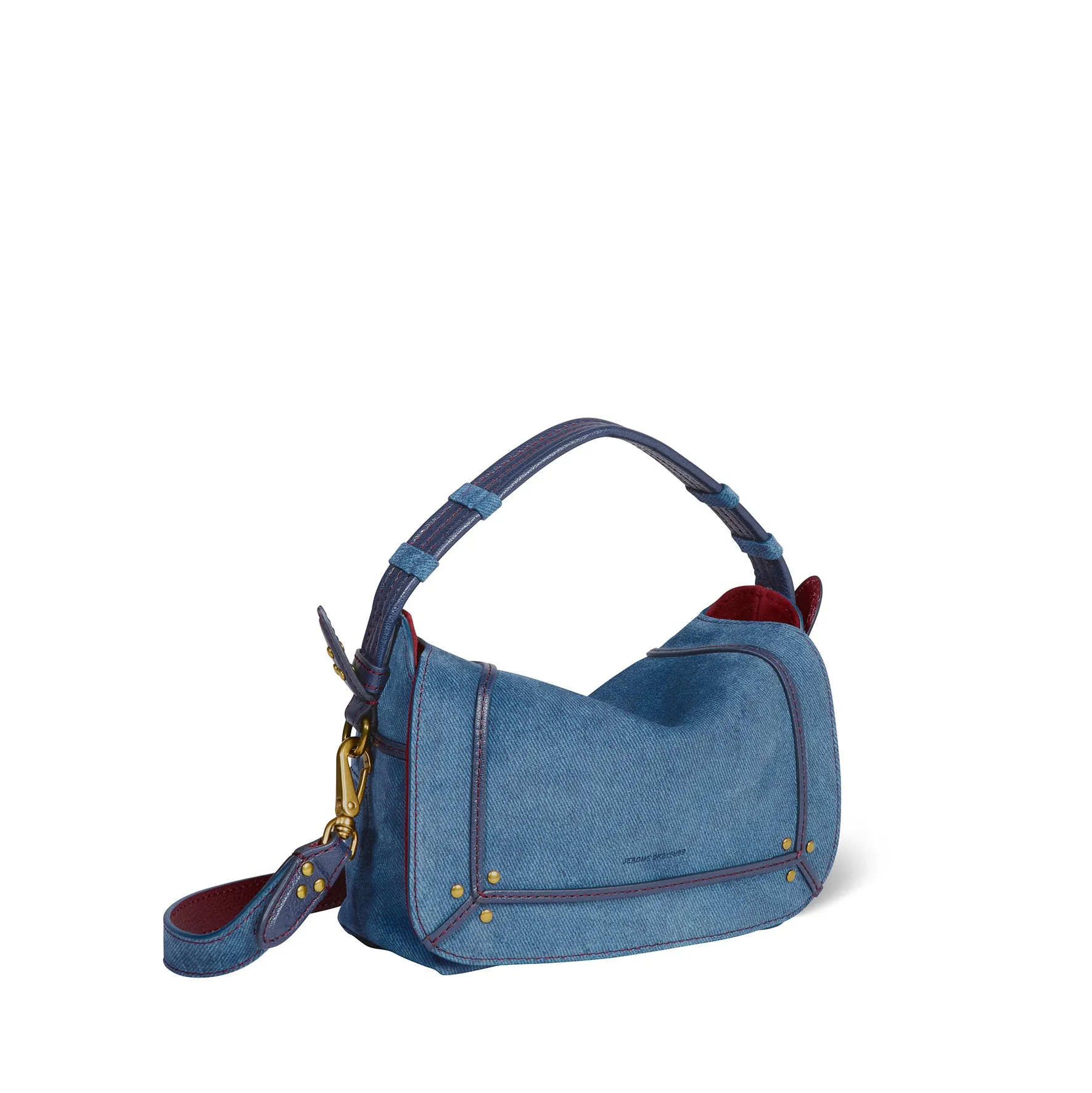 Sac Pepito S croute velours Jean's sold by Jerome Dreyfuss product image thumbnail 4