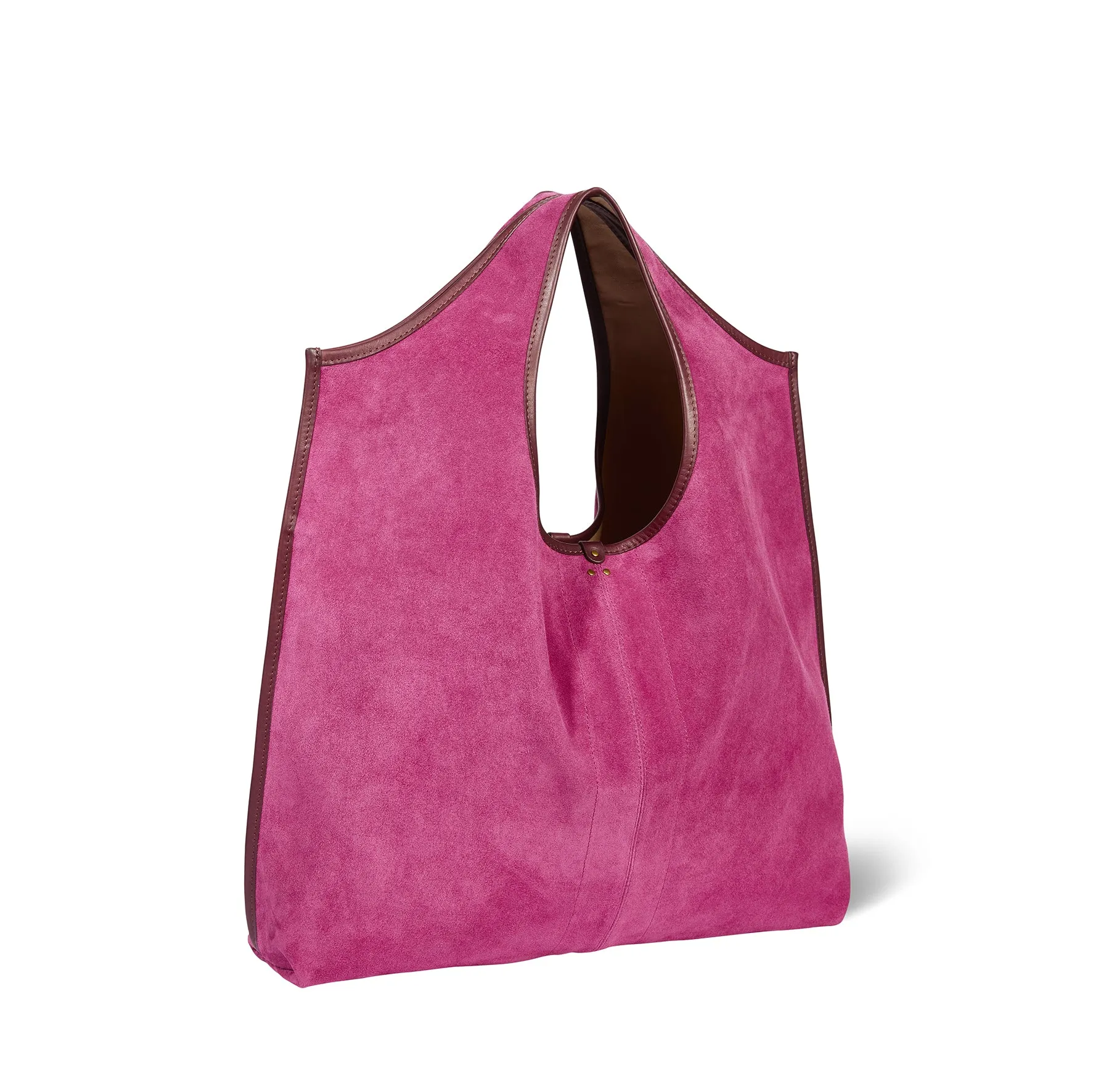 Sac Cabas Paco croute velours Orchidée sold by Jerome Dreyfuss product image thumbnail 3