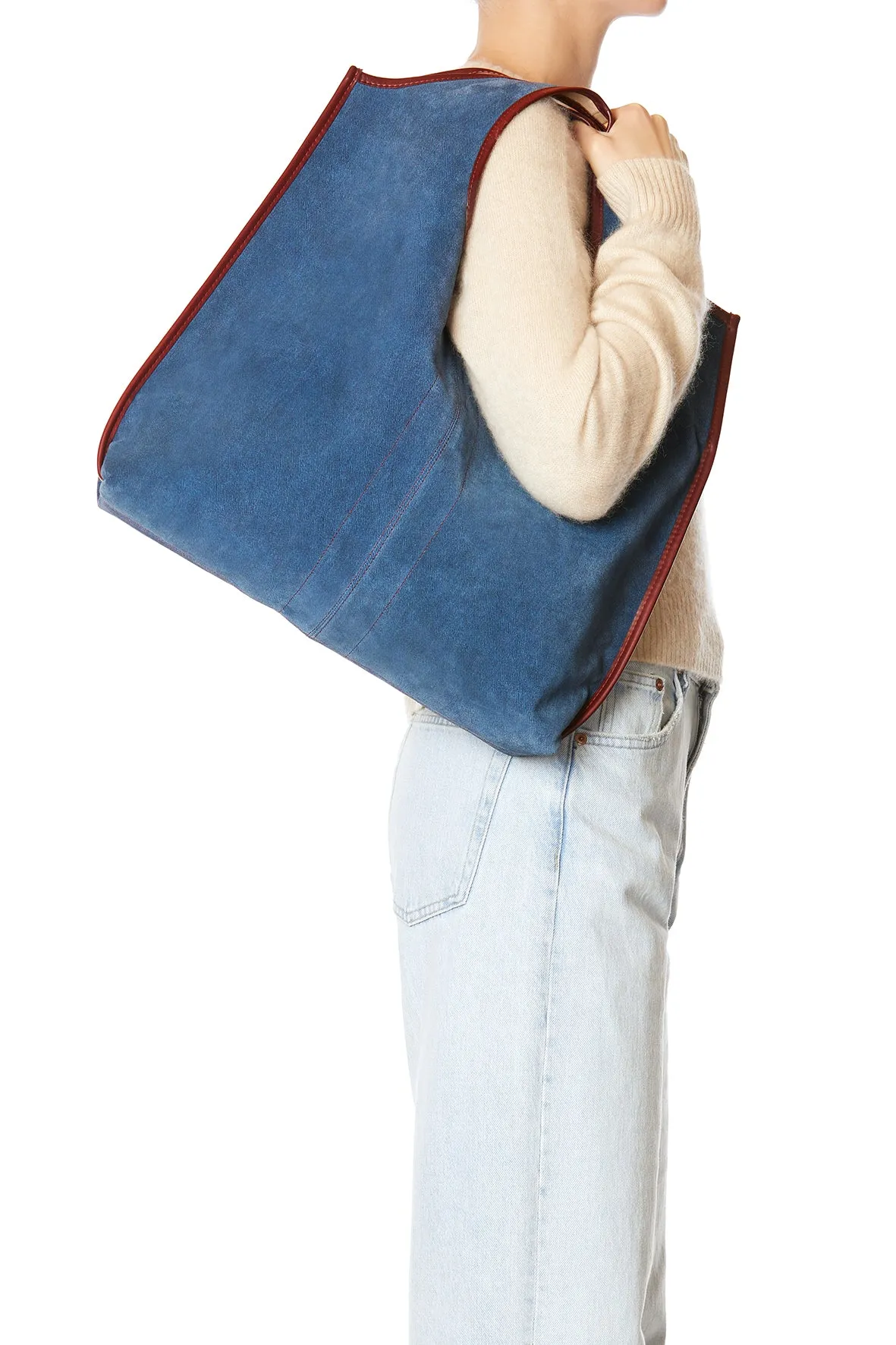 Sac Cabas Paco croute velours Jean's sold by Jerome Dreyfuss product image thumbnail 2