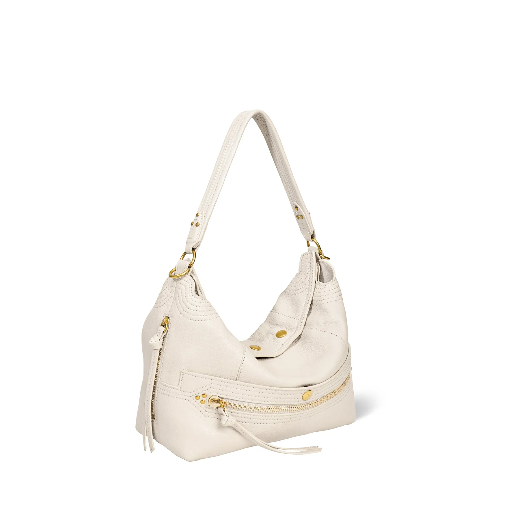 Sac Lucky Hobo Chèvre Ecru grainé sold by Jerome Dreyfuss product image thumbnail 3