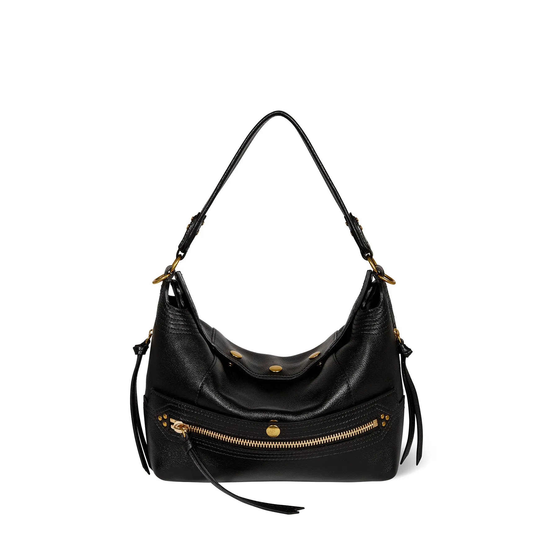 Sac Lucky Hobo Buffle Noir Brass sold by Jerome Dreyfuss