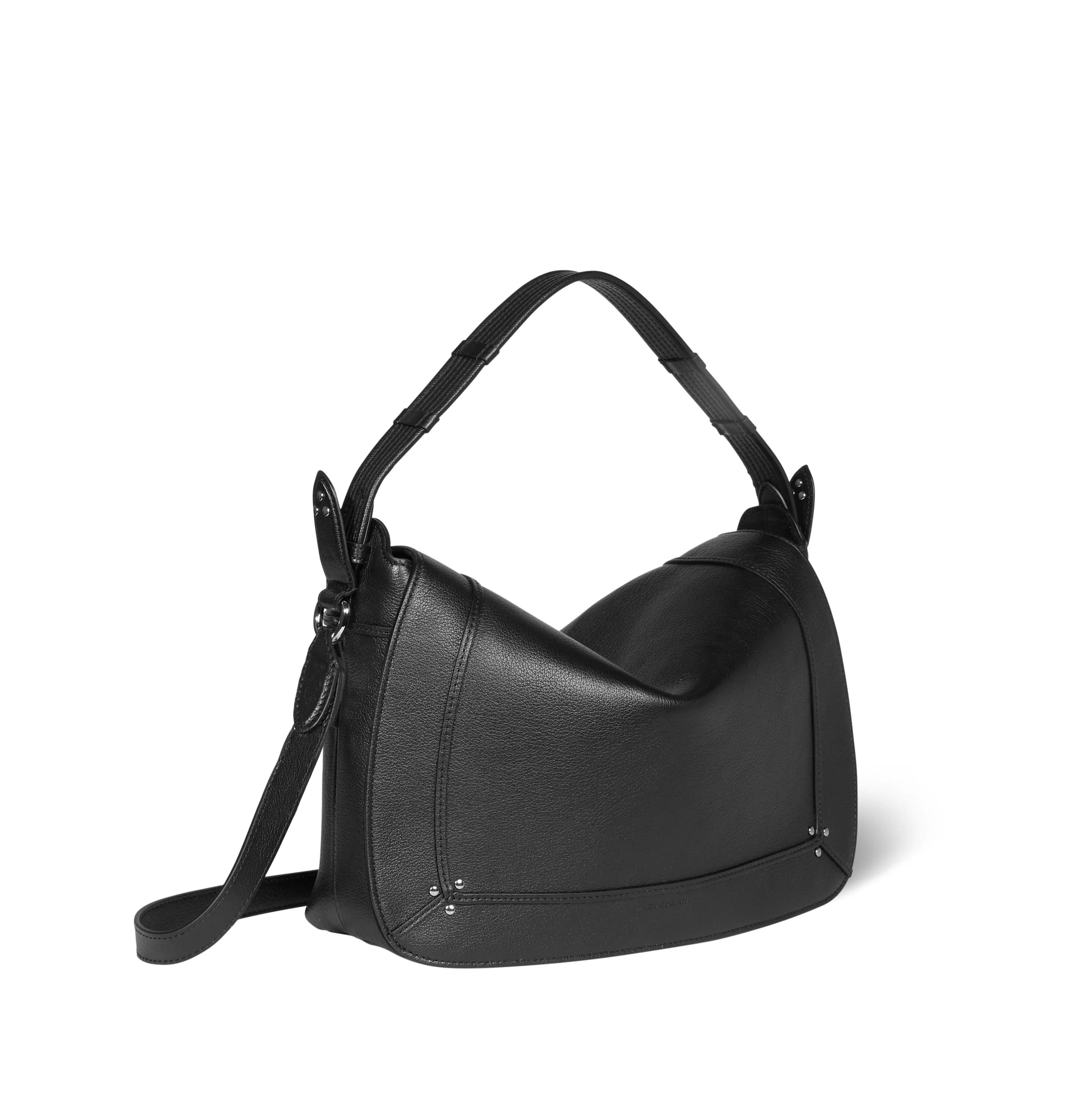 Pepito L Buffle Noir Silver sold by Jerome Dreyfuss product image thumbnail 3