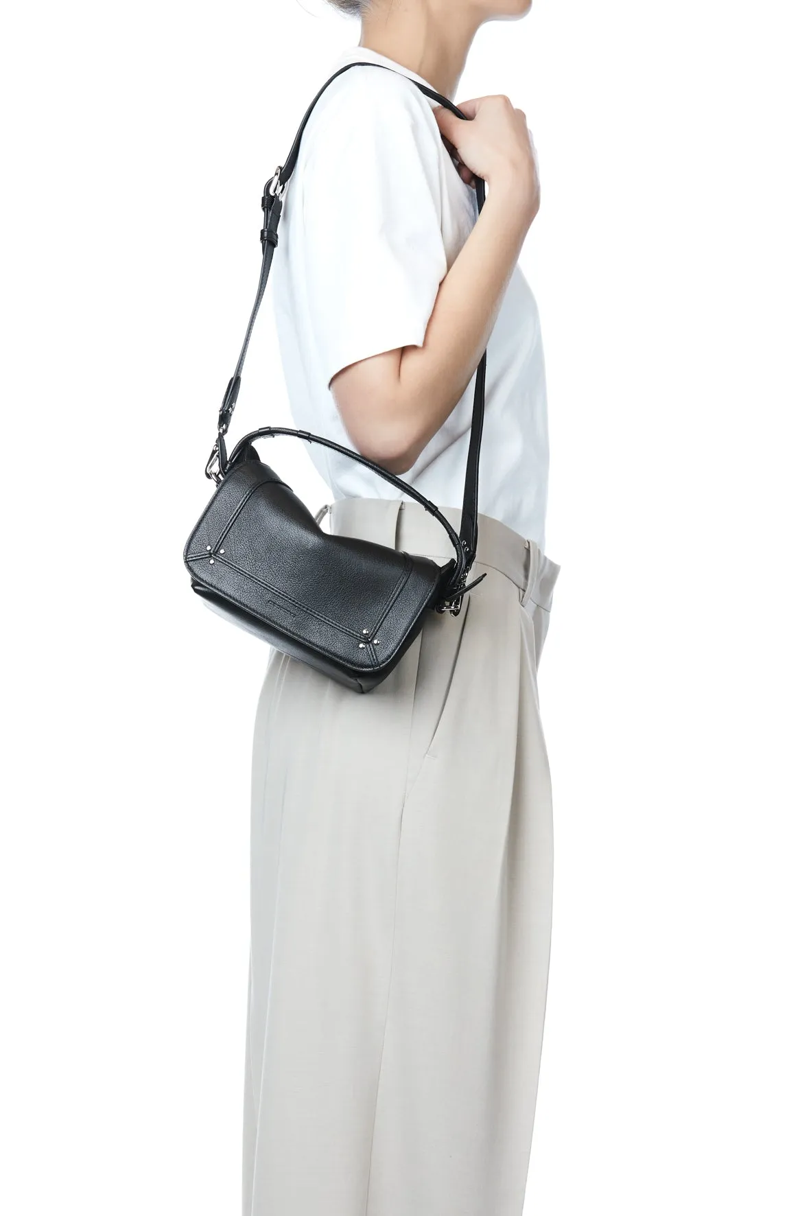 Pepito S Buffle Noir Silver sold by Jerome Dreyfuss product image thumbnail 5