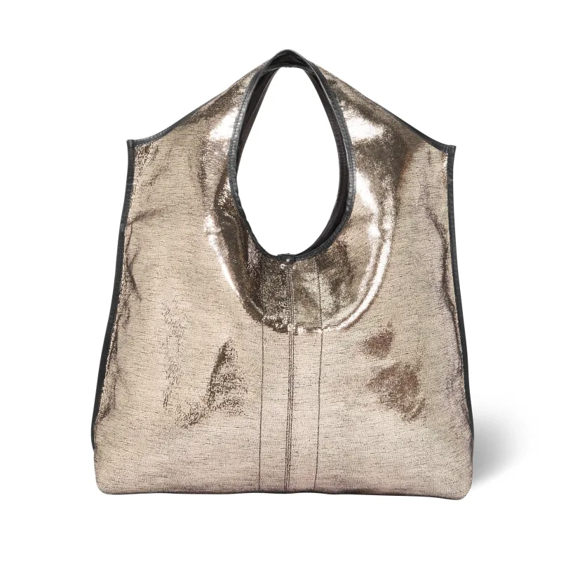 Paco Chèvre Lamé Champagne sold by Jerome Dreyfuss