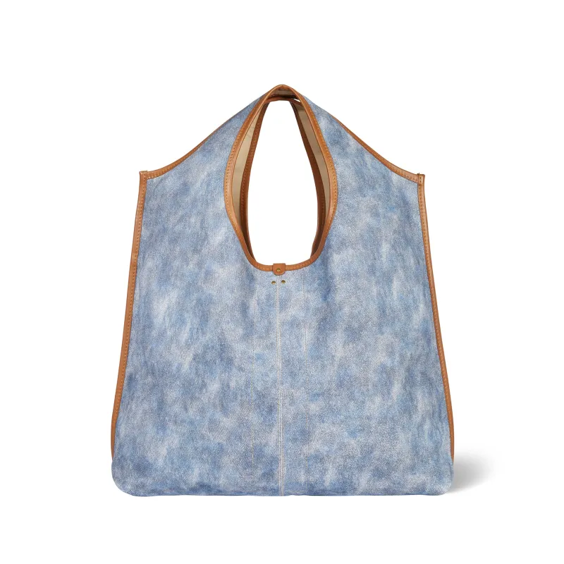 Sac Cabas Paco croute velours Washed Jean's sold by Jerome Dreyfuss