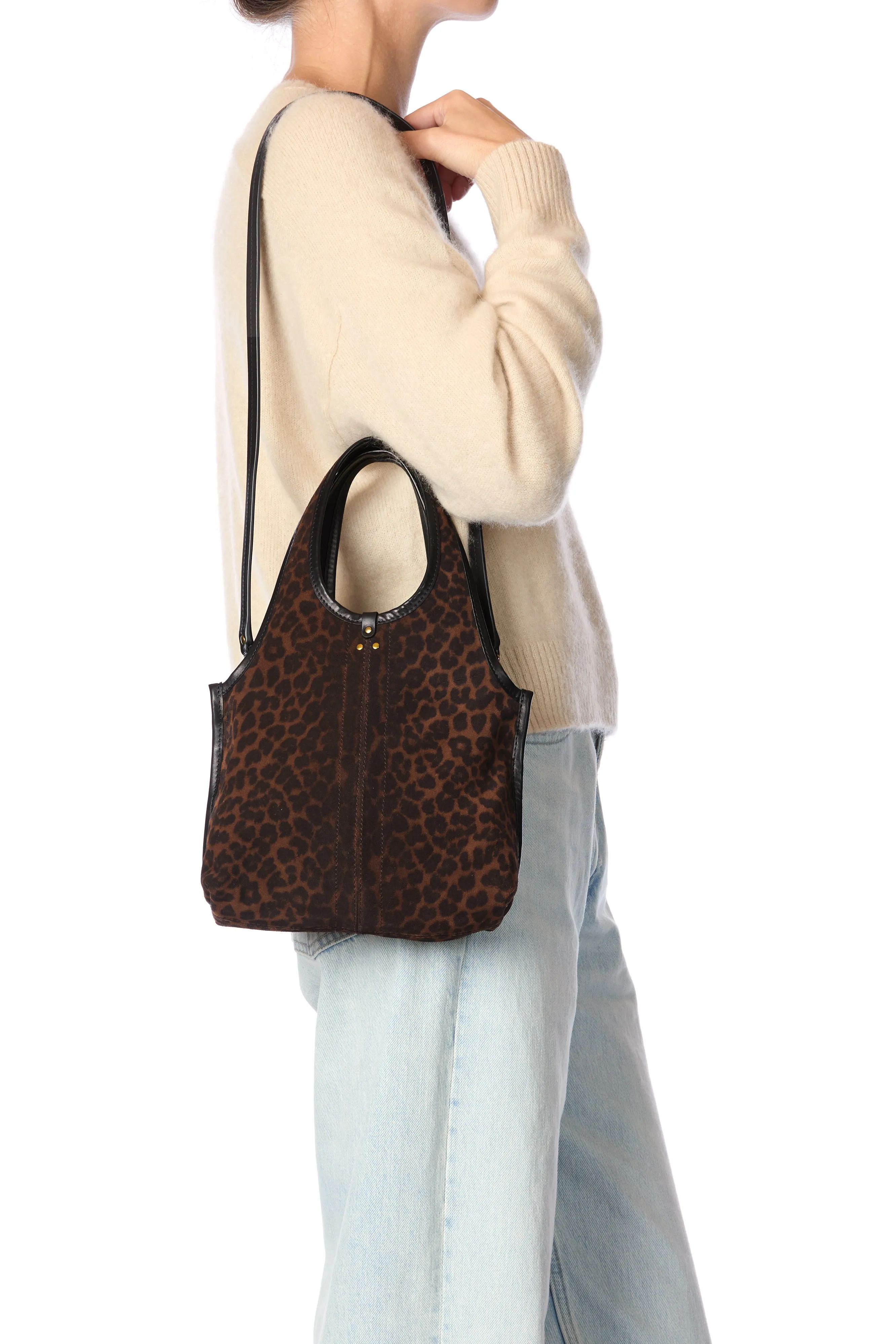 Sac Paco S Croûte Velours Imprimé Léopard Naturel sold by Jerome Dreyfuss product image thumbnail 2