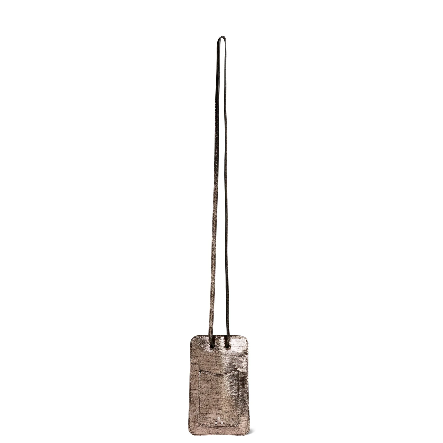 Porte Mobile Chèvre Lamé Champagne sold by Jerome Dreyfuss product image thumbnail 3