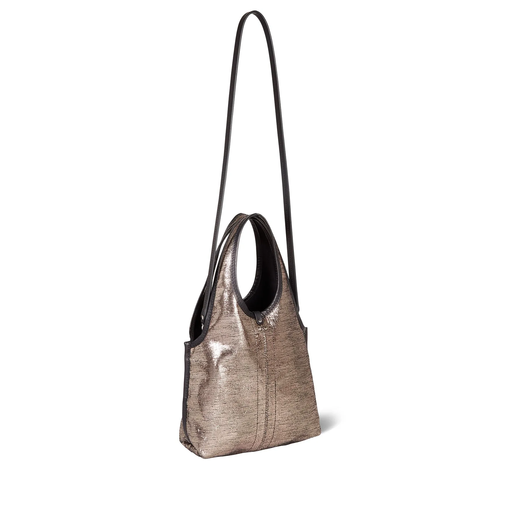 Sac Paco S Chèvre Lamé Champagne sold by Jerome Dreyfuss product image thumbnail 3