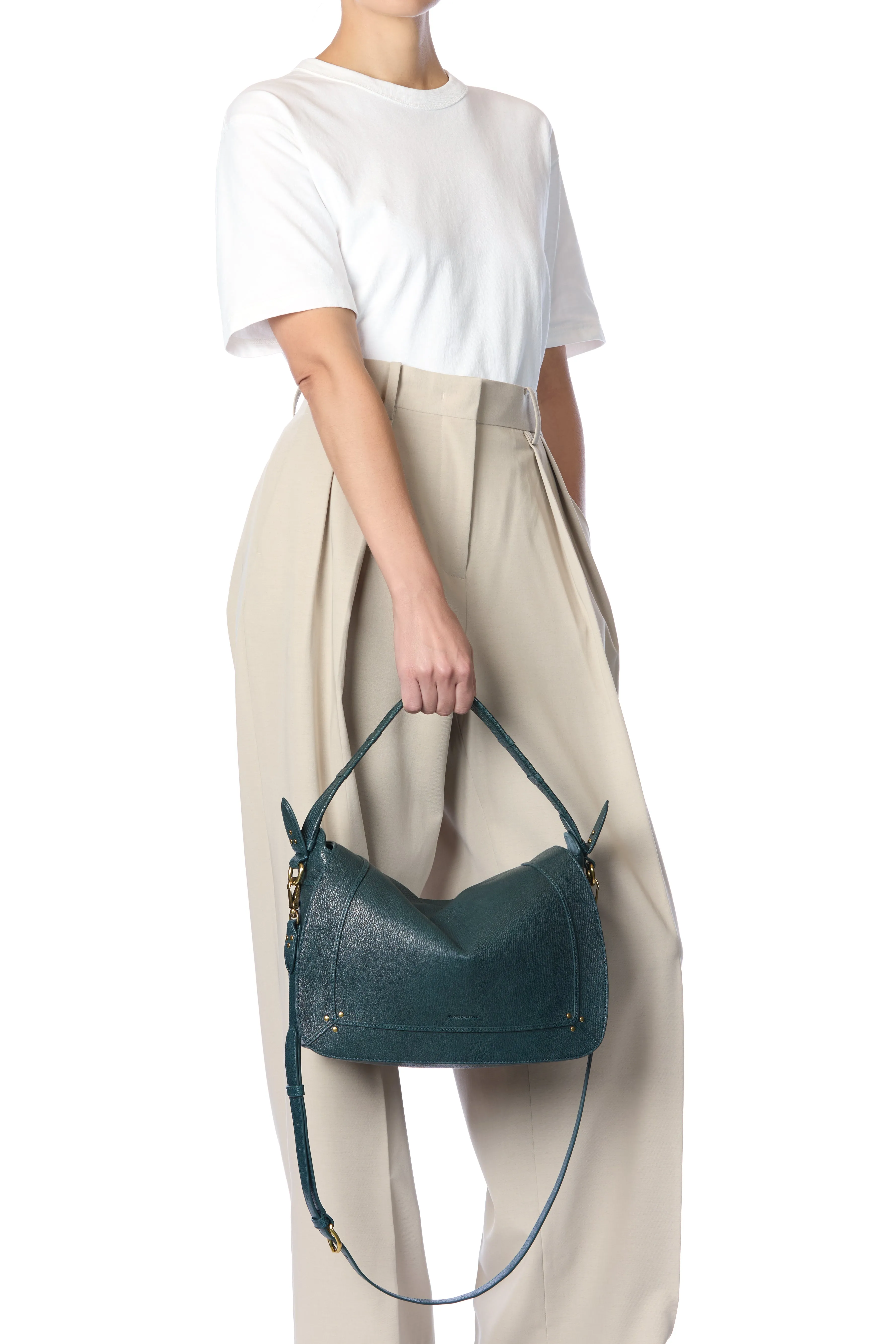 Sac Pepito L Chèvre Petrol sold by Jerome Dreyfuss product image thumbnail 2