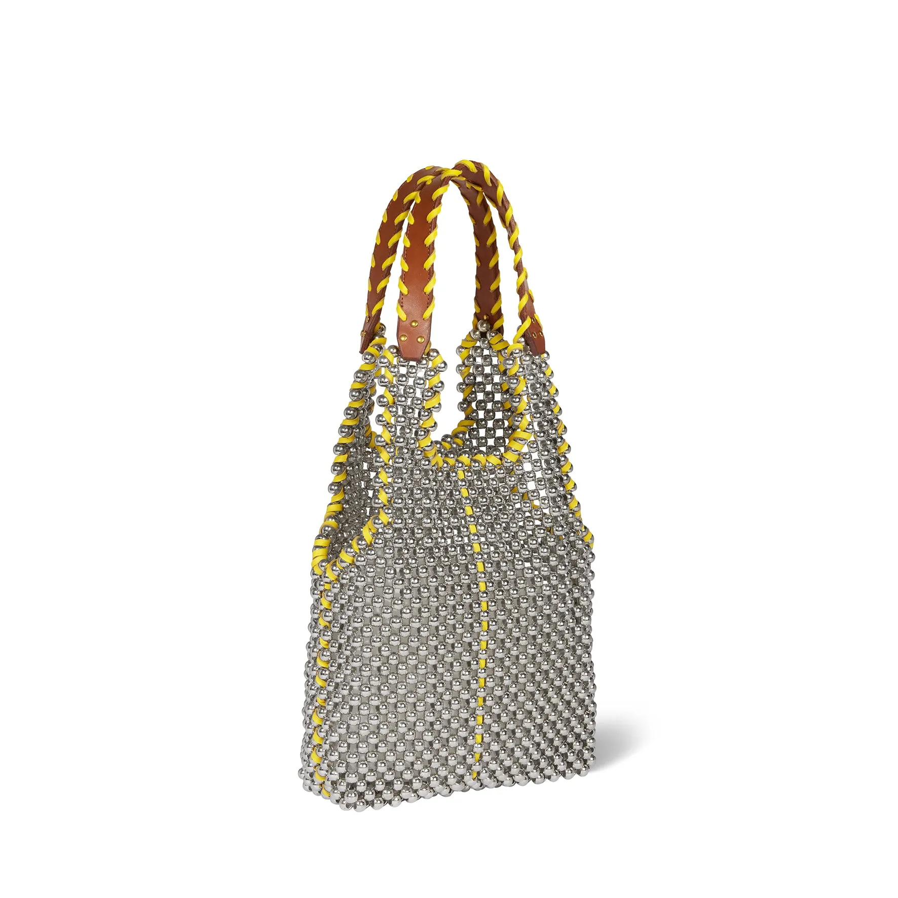 Sac Marcel Jaune Perles sold by Jerome Dreyfuss product image thumbnail 2