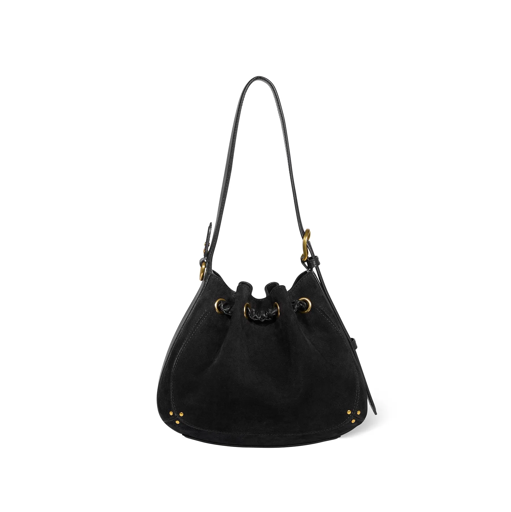Sac Andy croute velours Noir sold by Jerome Dreyfuss product image thumbnail 4