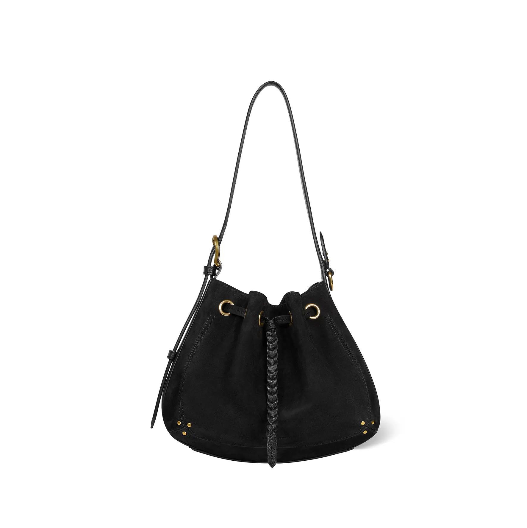 Sac Andy croute velours Noir sold by Jerome Dreyfuss