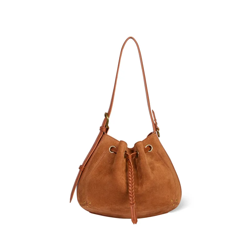 Sac Andy croute velours Caramel made by Jerome Dreyfuss