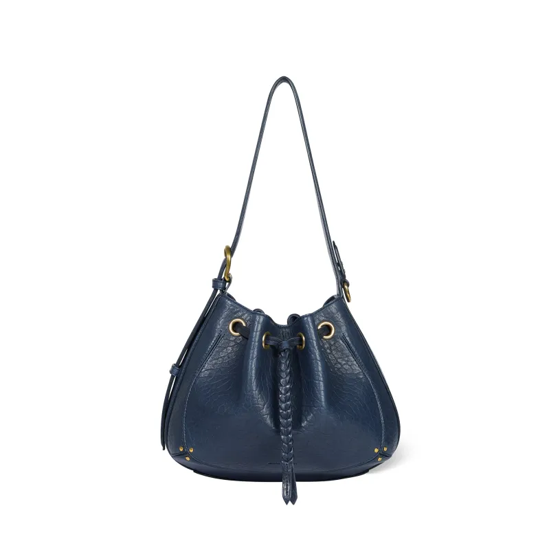 Sac Andy Agneau Bubble Night Blue made by Jerome Dreyfuss
