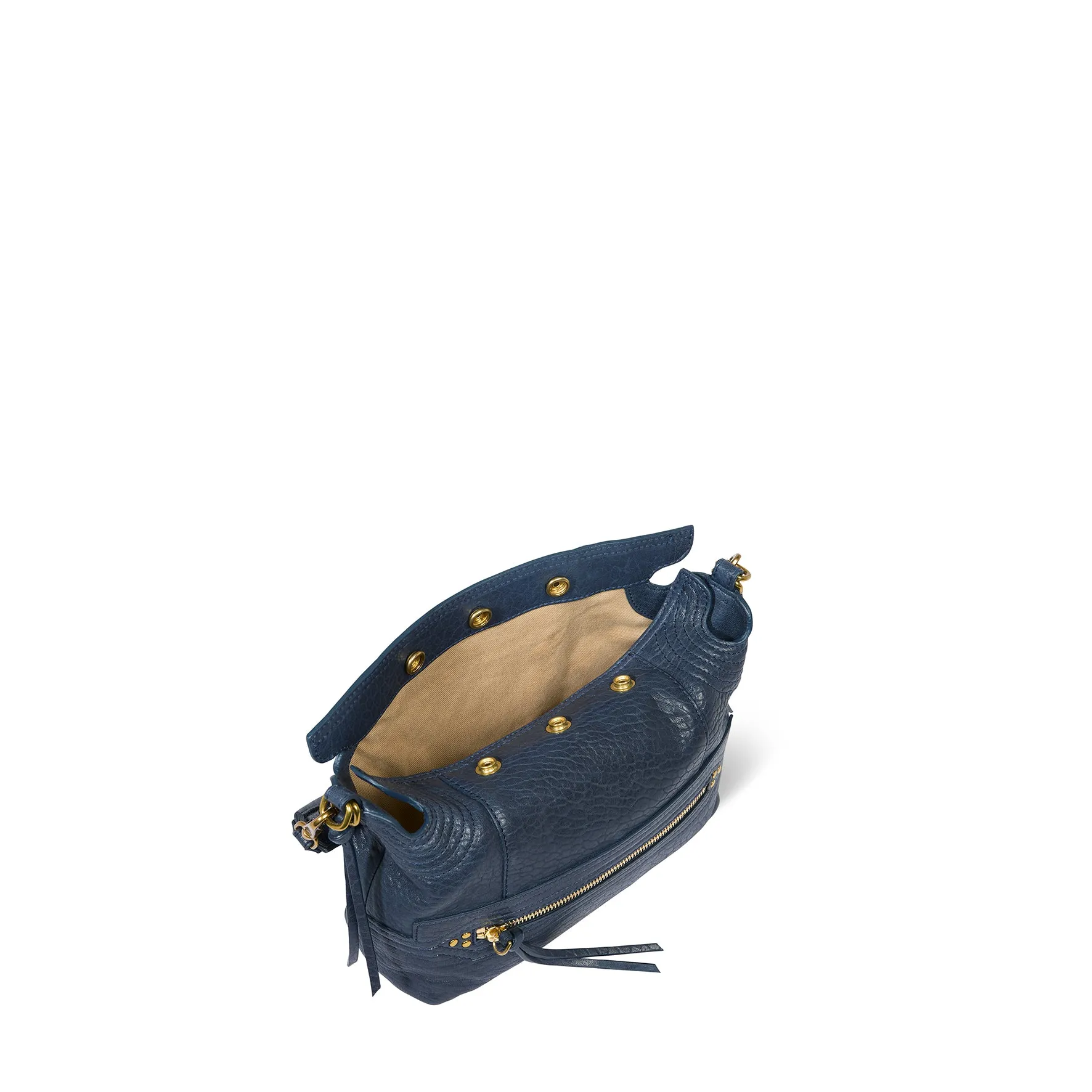 Sac Lucky Hobo Small Agneau Bubble Night Blue sold by Jerome Dreyfuss product image thumbnail 4