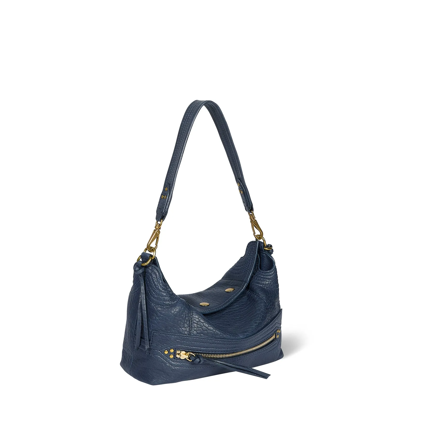 Sac Lucky Hobo Small Agneau Bubble Night Blue sold by Jerome Dreyfuss product image thumbnail 3