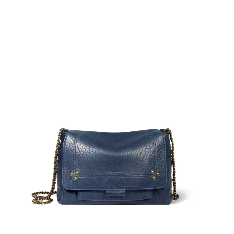 Sac Lulu M Agneau Bubble Night Blue made by Jerome Dreyfuss