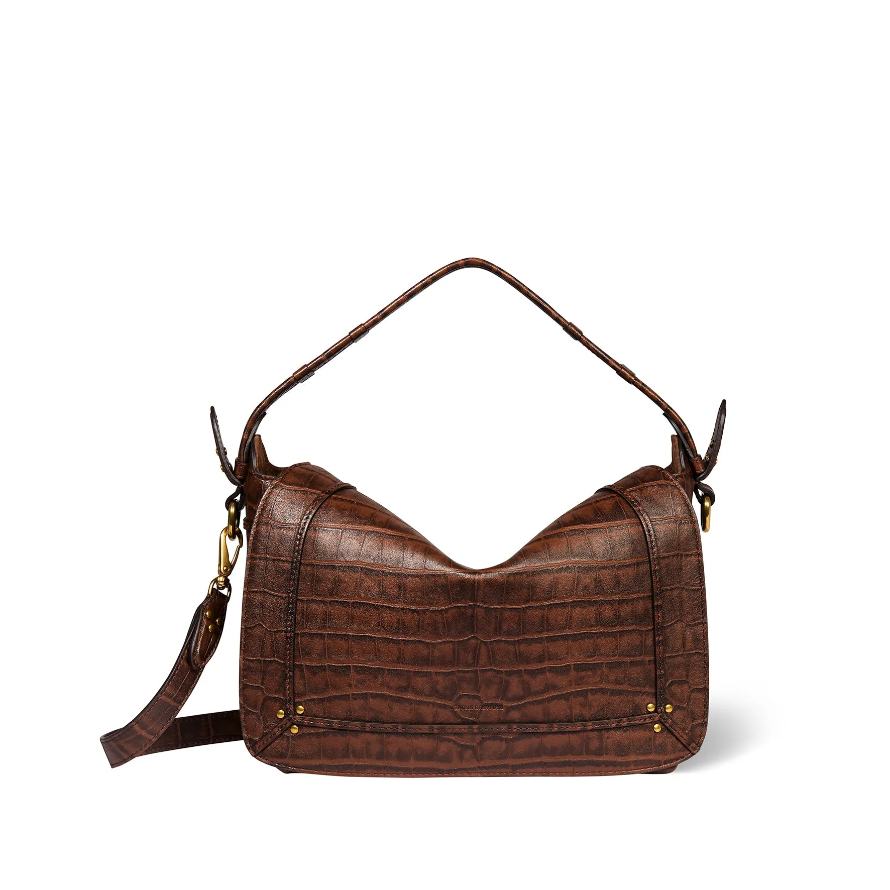 Sac Pepito M Mouton Imprimé Croco Cigare sold by Jerome Dreyfuss