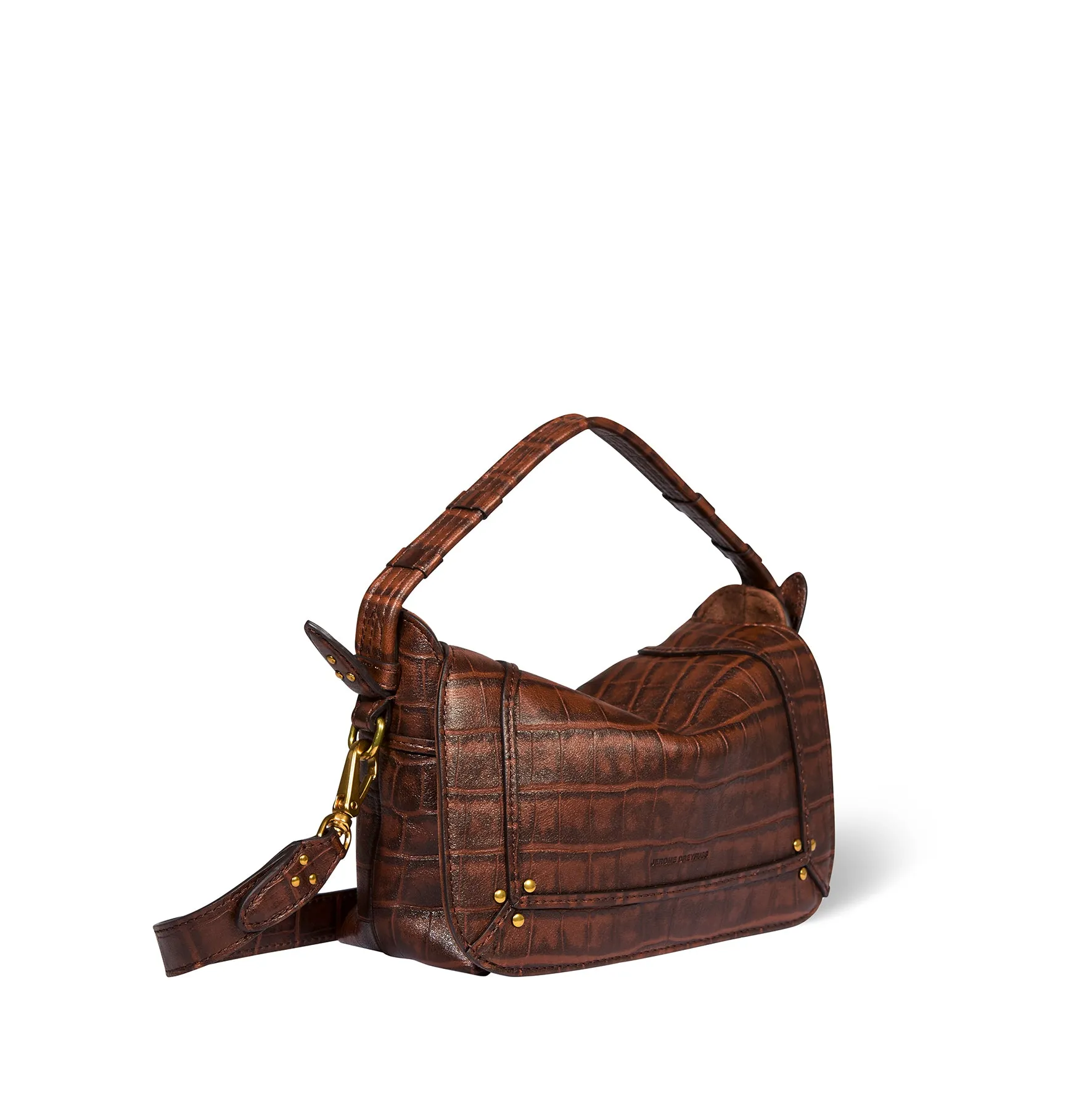 Sac Pepito S Mouton Imprimé Croco Cigare sold by Jerome Dreyfuss product image thumbnail 3