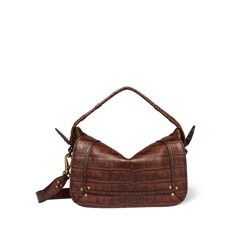 Sac Pepito S Mouton Imprimé Croco Cigare made by Jerome Dreyfuss