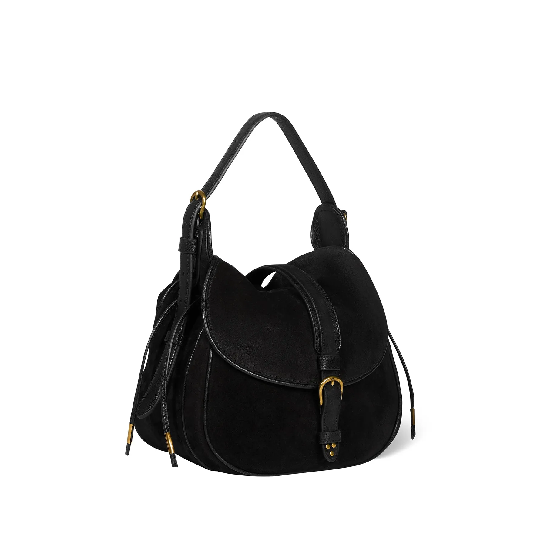 Sac Gildas croute velours Noir sold by Jerome Dreyfuss product image thumbnail 3