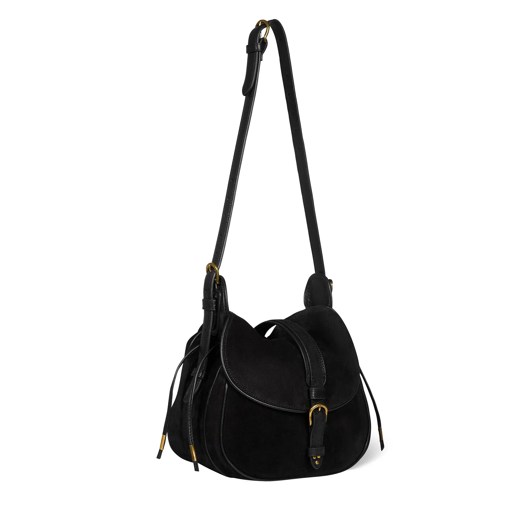 Sac Gildas croute velours Noir sold by Jerome Dreyfuss product image thumbnail 4