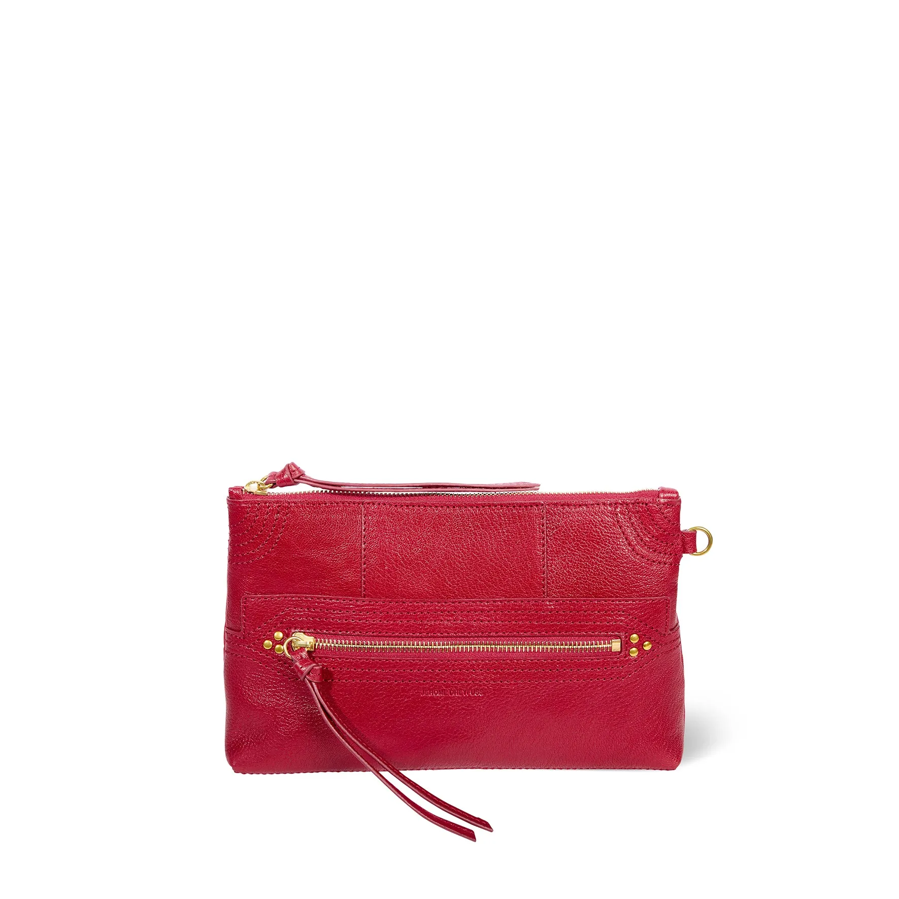 Pochette Lucky Clutch Chèvre Carmin sold by Jerome Dreyfuss