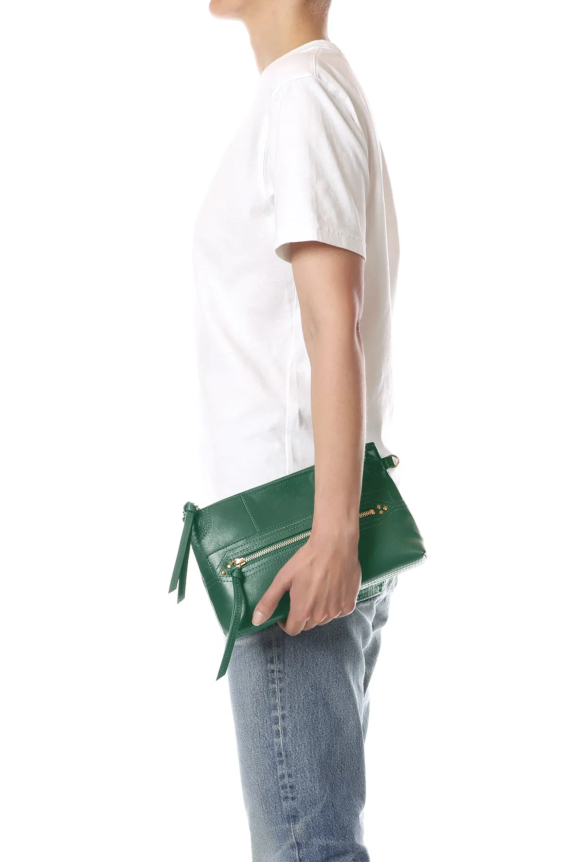 Pochette Lucky Clutch buffle Avocat sold by Jerome Dreyfuss product image thumbnail 2