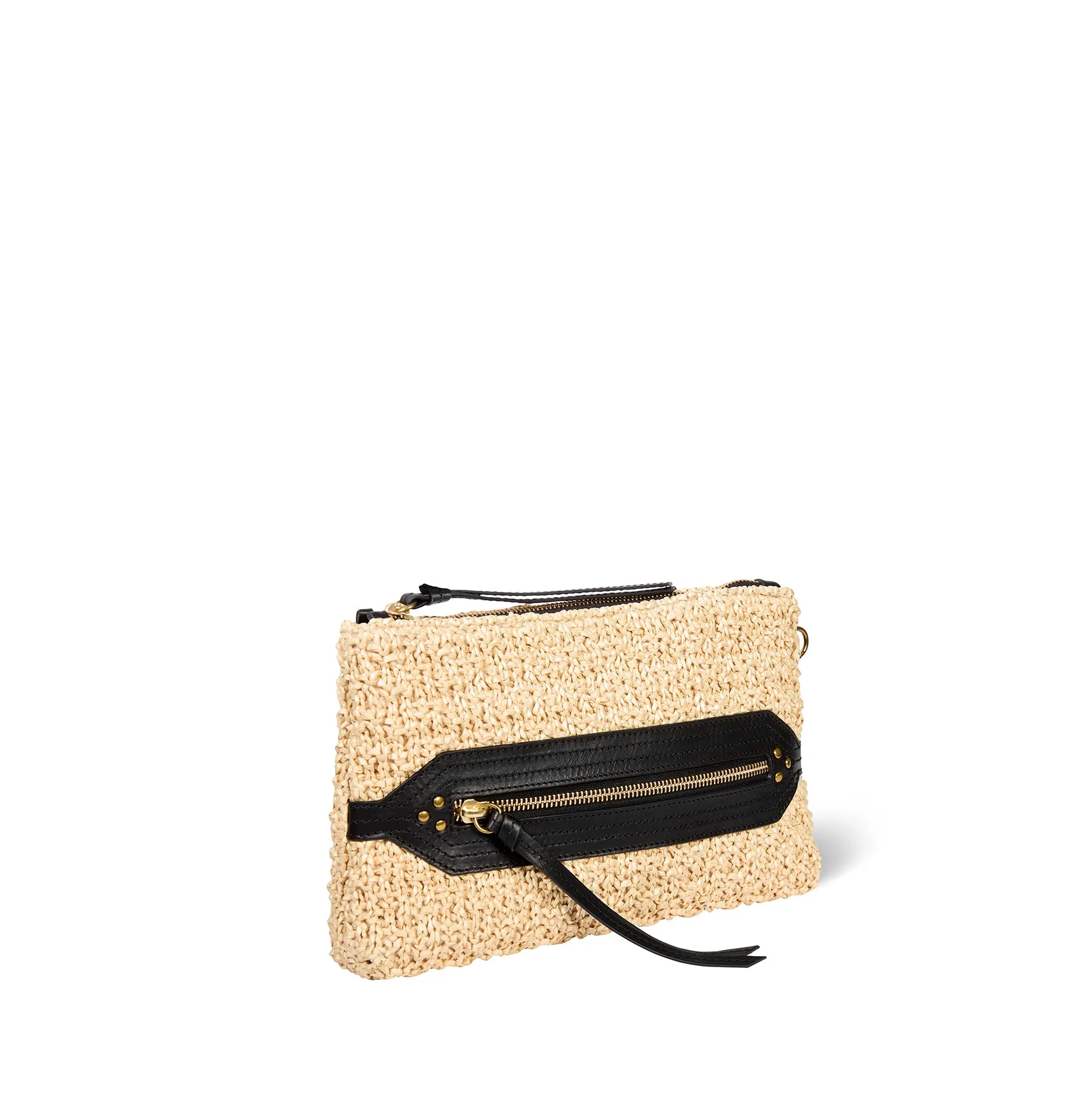 Pochette Lucky Clutch fibres recyclées effet raphia sold by Jerome Dreyfuss product image thumbnail 3