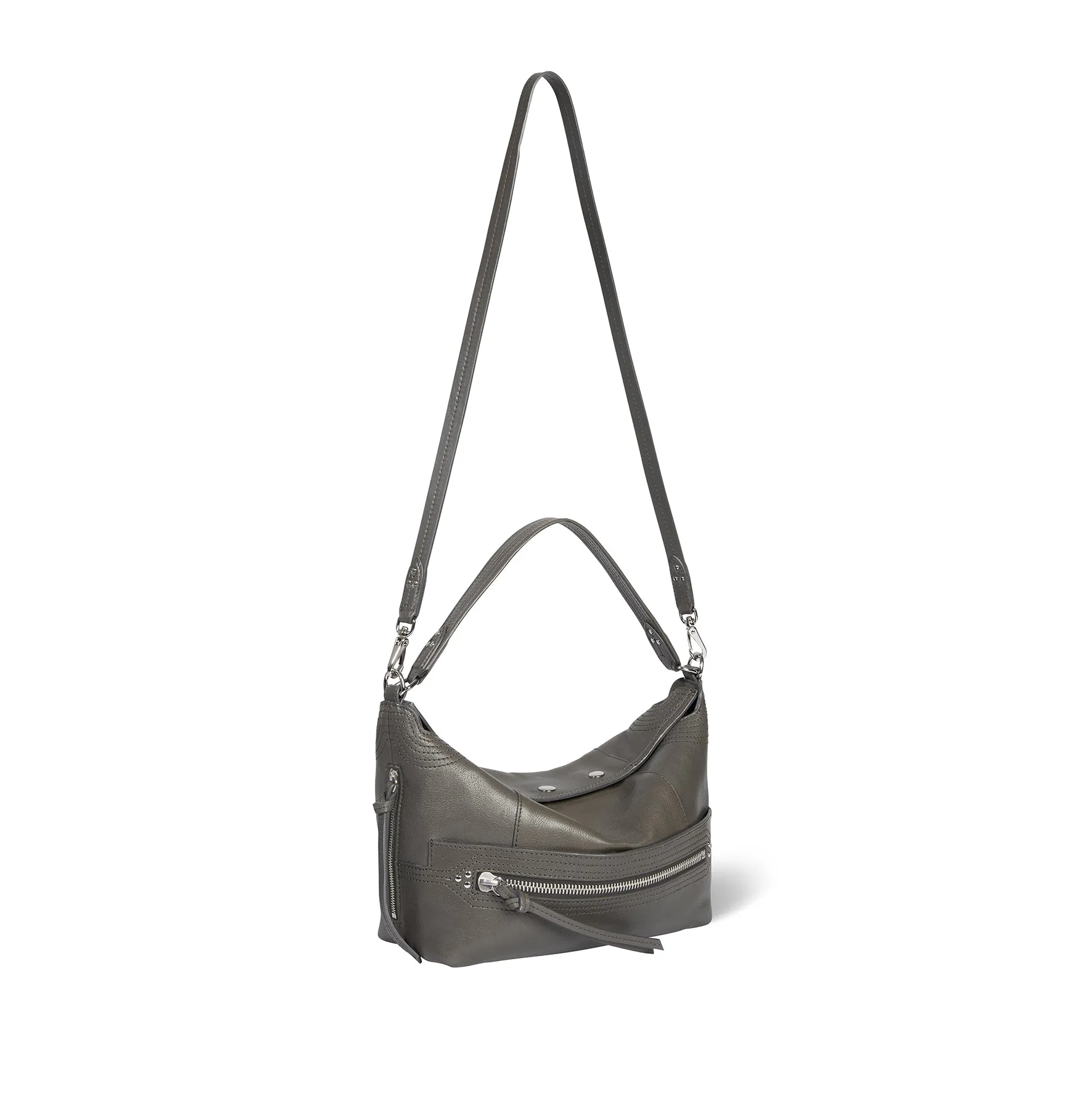 Sac Lucky Hobo buffle Gris sold by Jerome Dreyfuss product image thumbnail 4