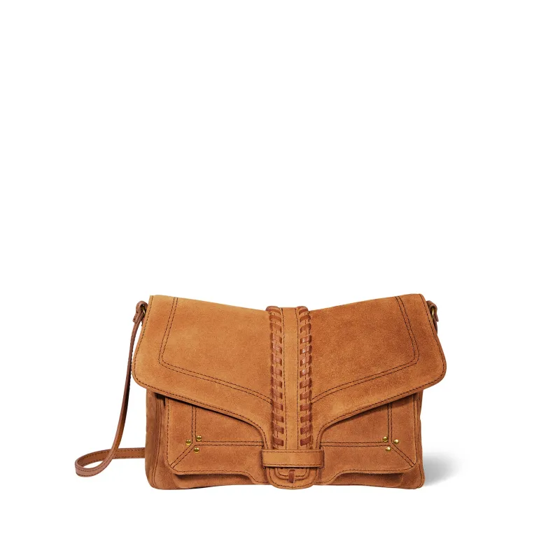 Sac Harry M Croûte Velours Caramel made by Jerome Dreyfuss