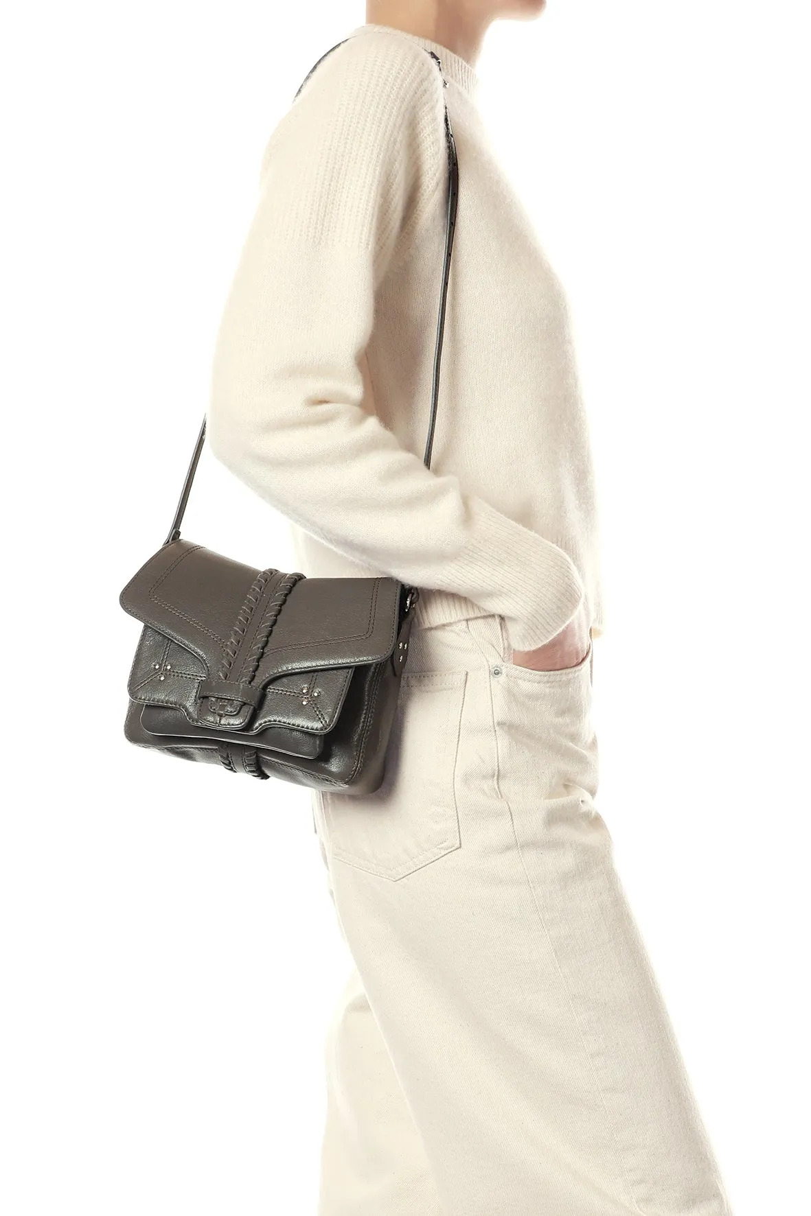 Sac Harry S buffle Gris sold by Jerome Dreyfuss product image thumbnail 2